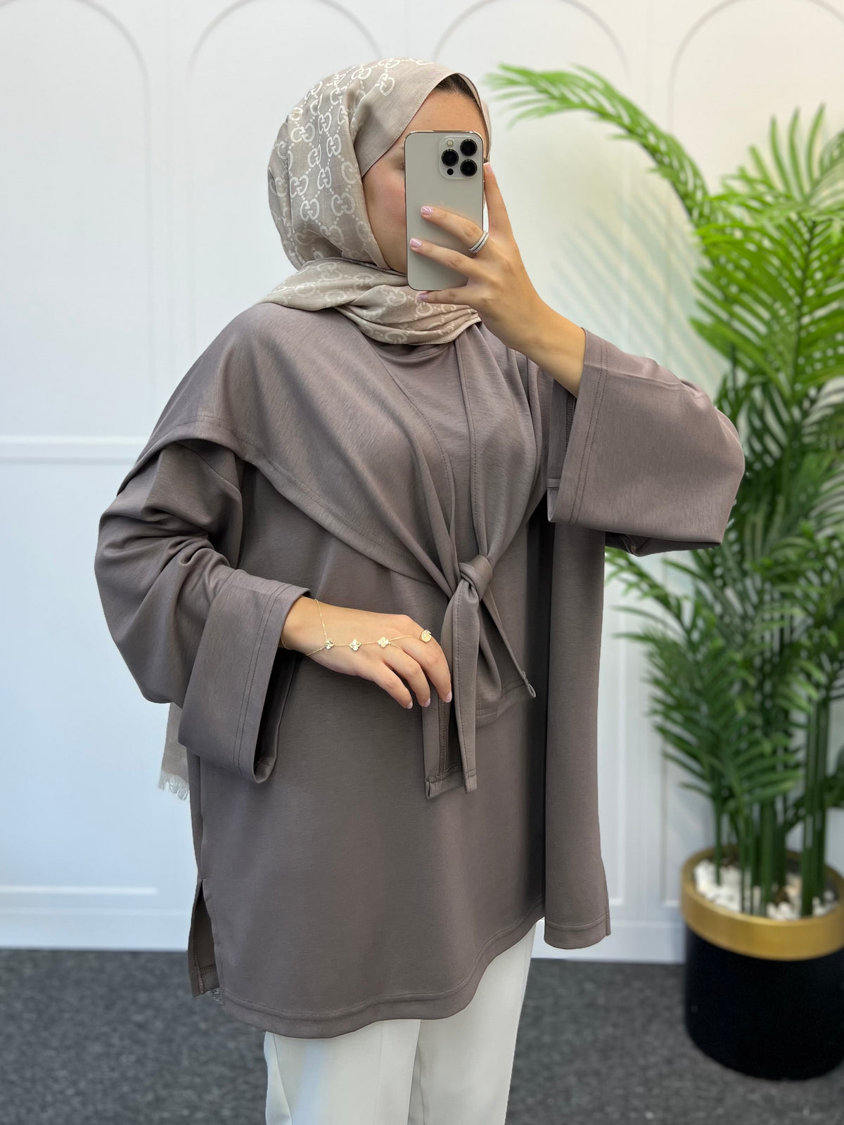 Lera Fular Detaylı Oysh Sweat