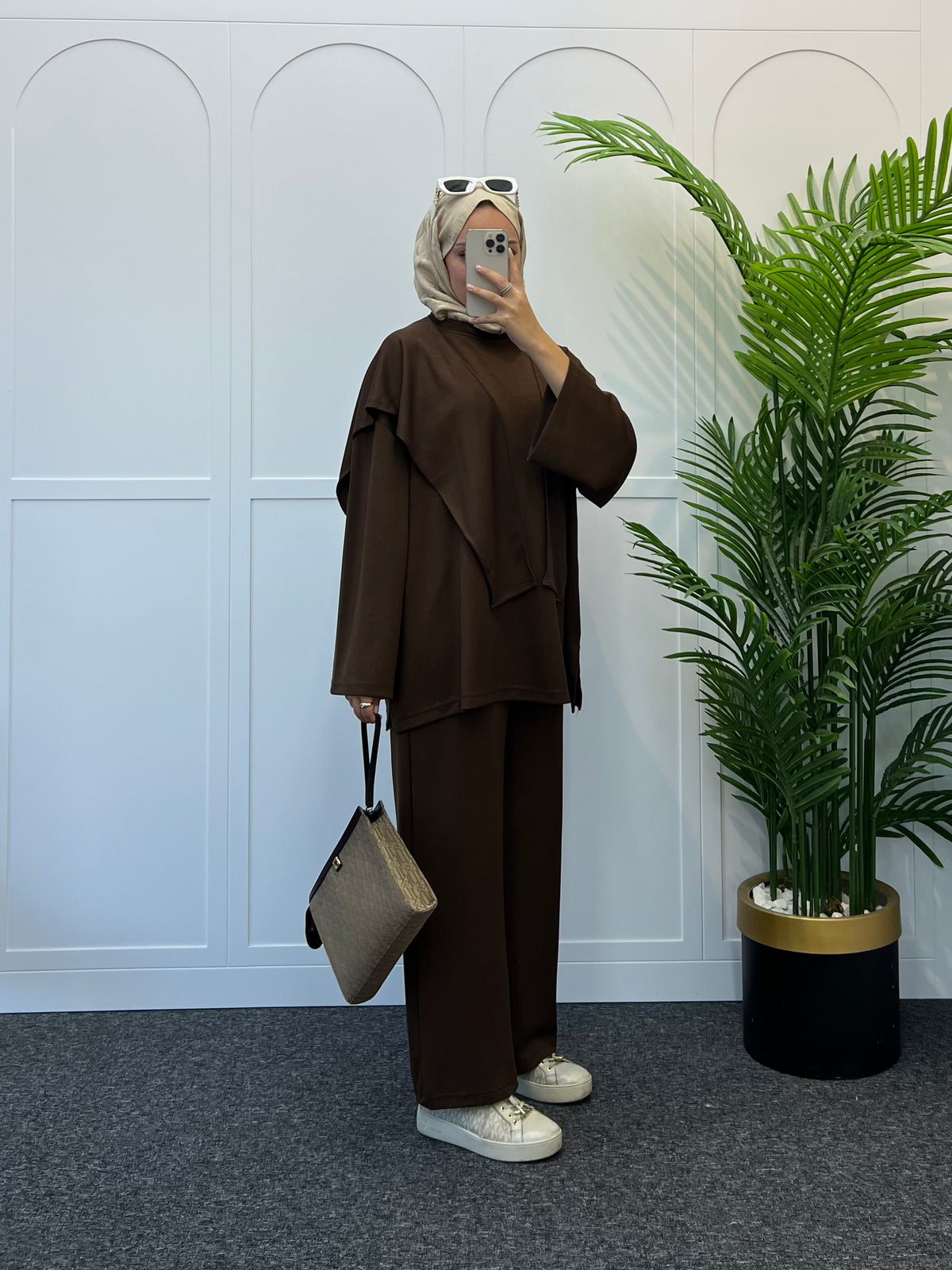 Mela Fular detaylı Oysh Takım 62801