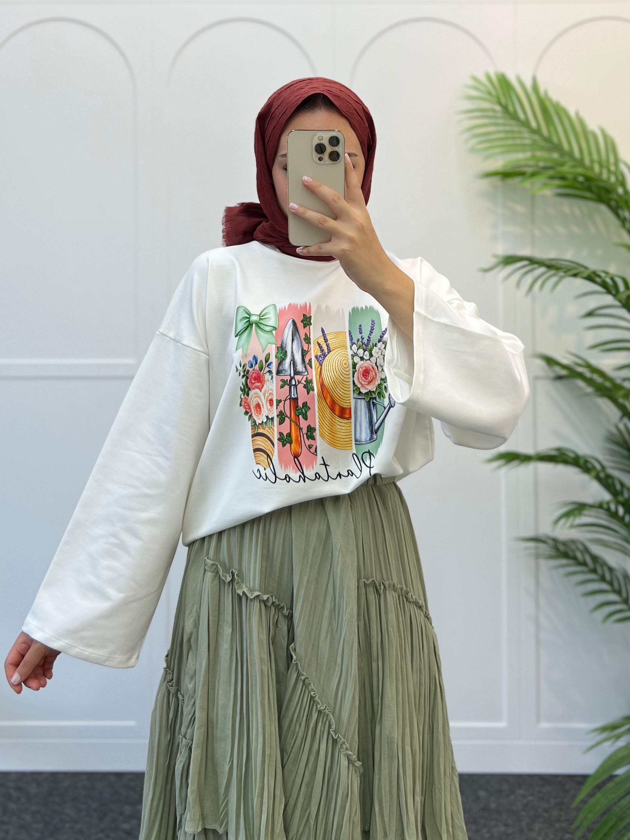 Relax Baskılı Sweat