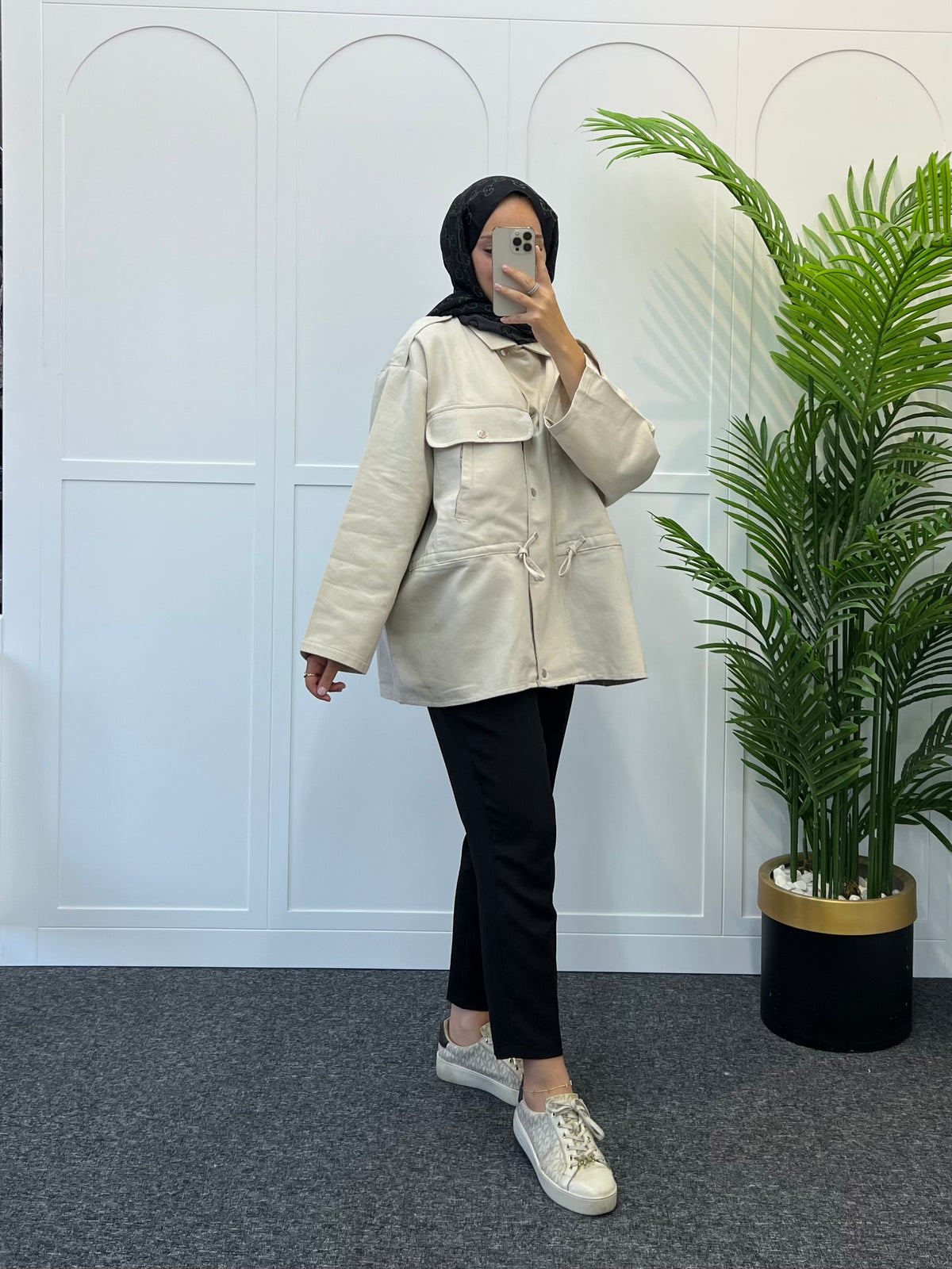 Selna Gabardin Trenç