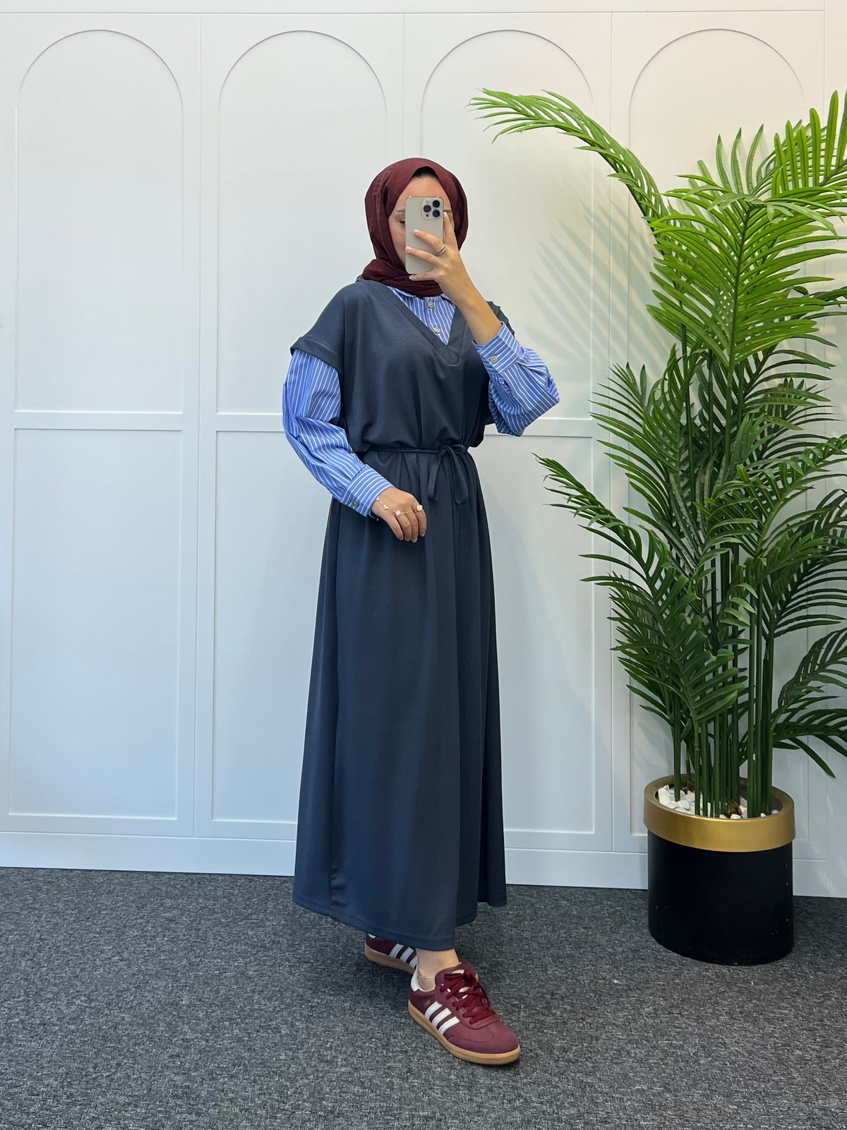 Jane Gömlek Detaylı Oysh Elbise