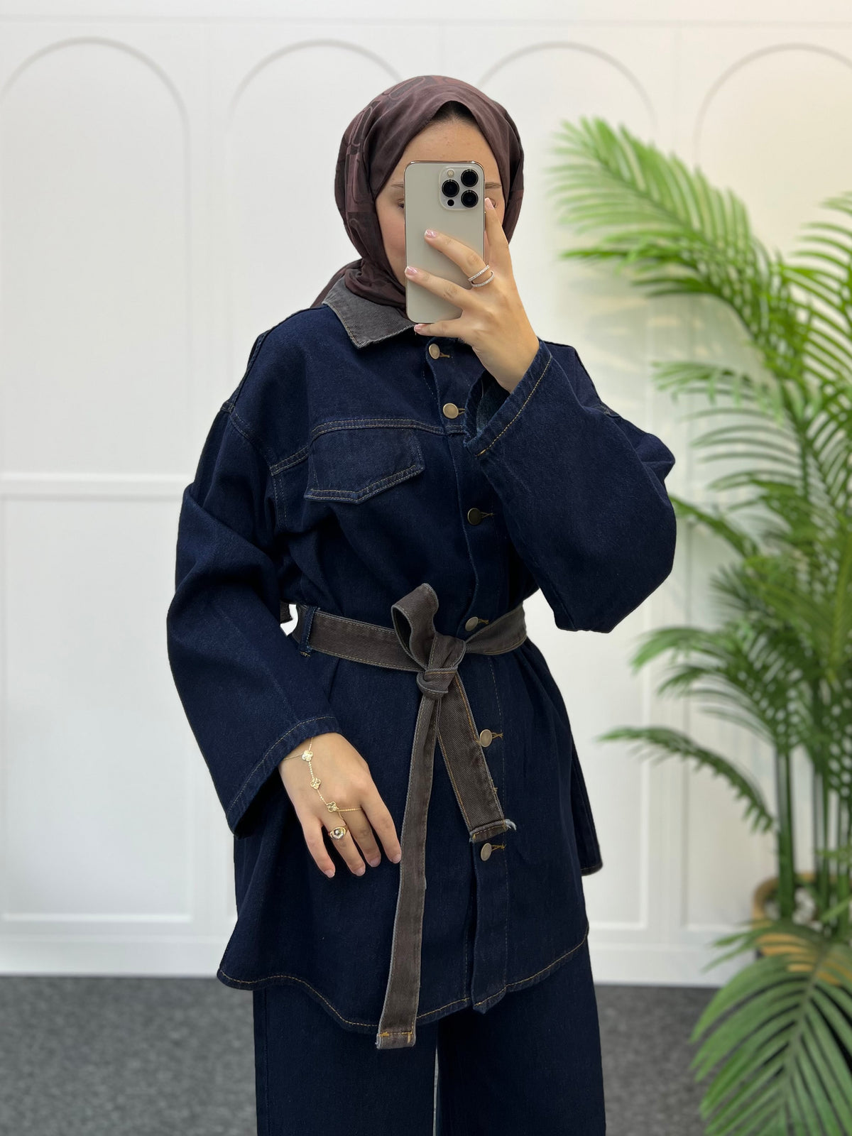 Berry Denim Takım