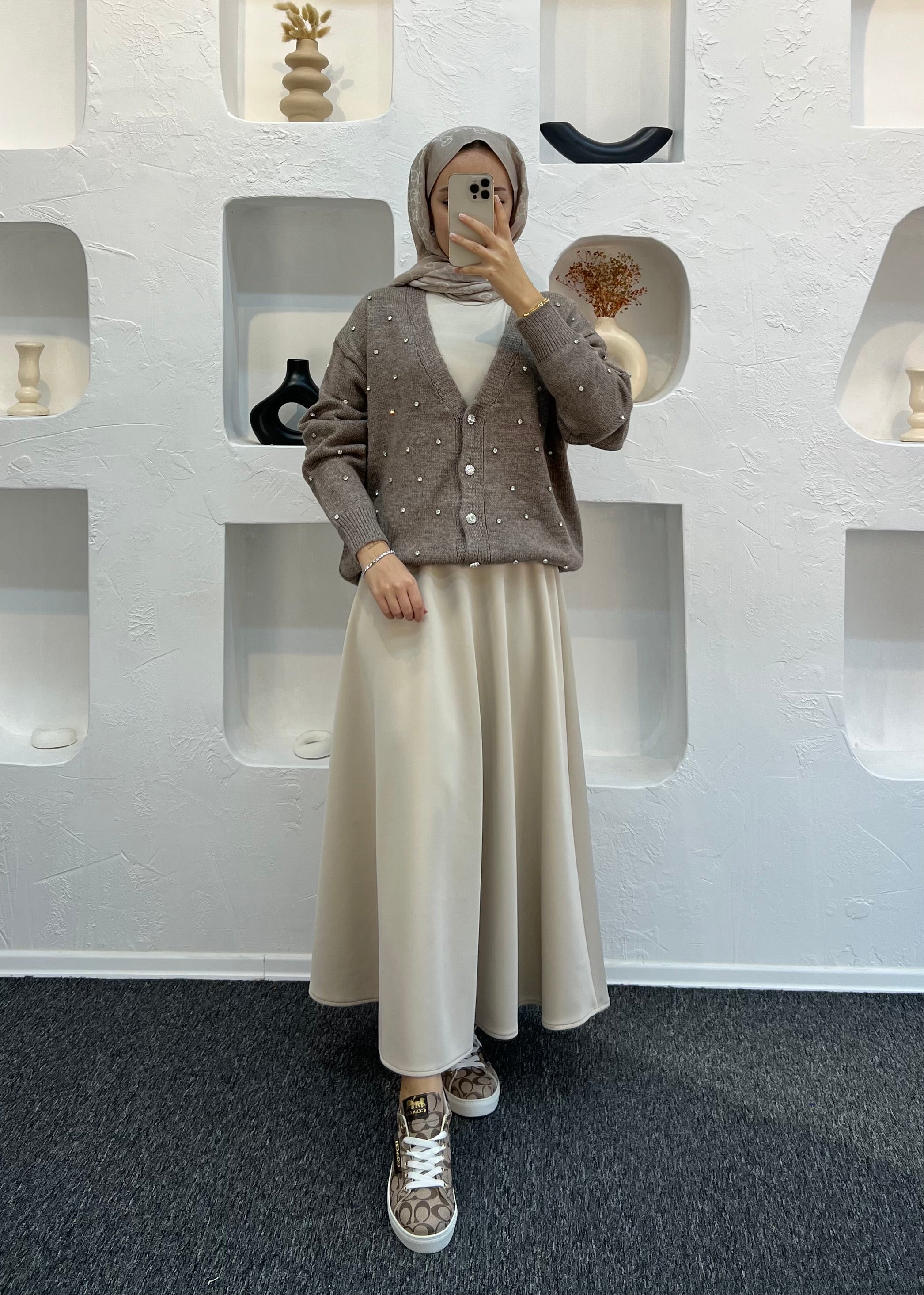 Diamond Taşlı Hırka