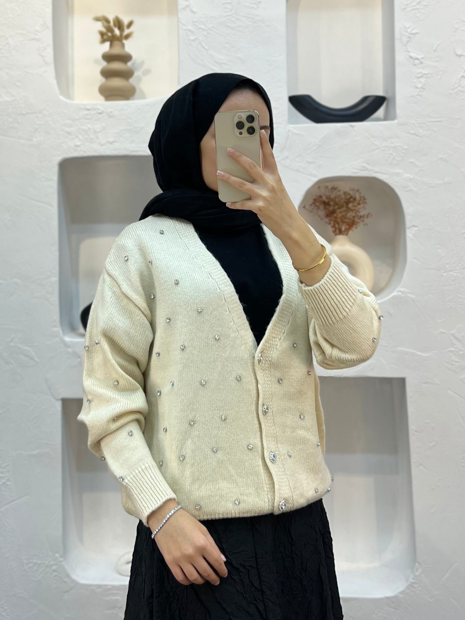 Diamond Taşlı Hırka