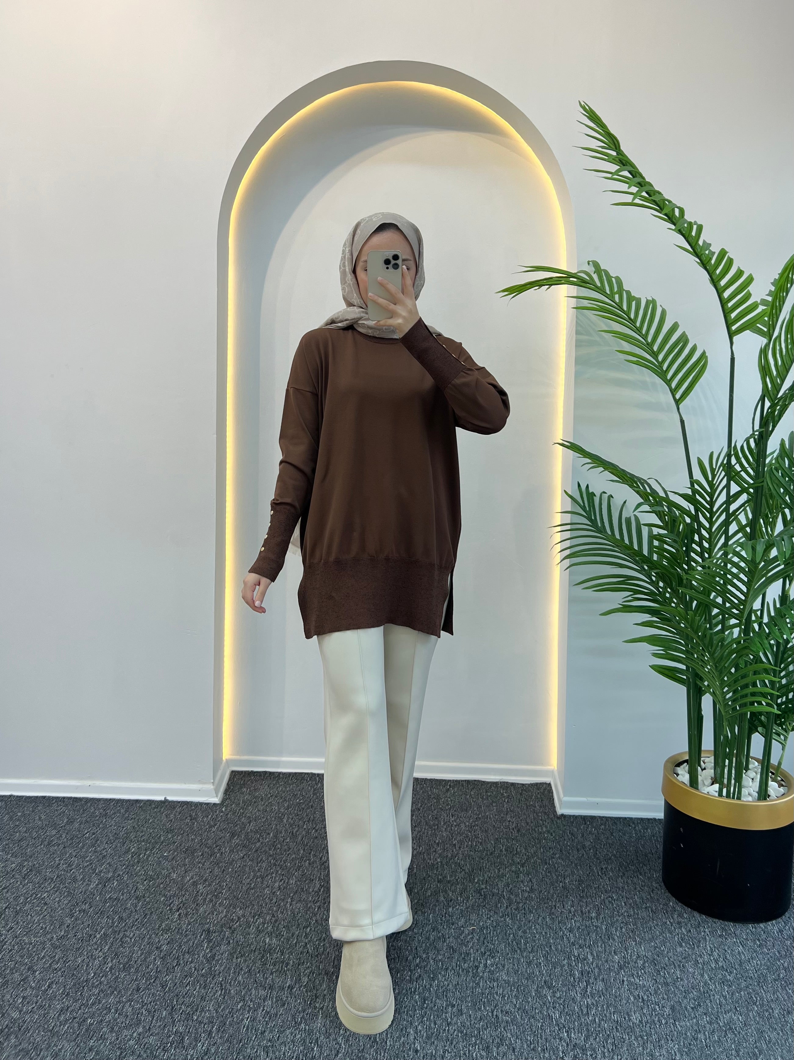 Eleni Simli Merserize Triko