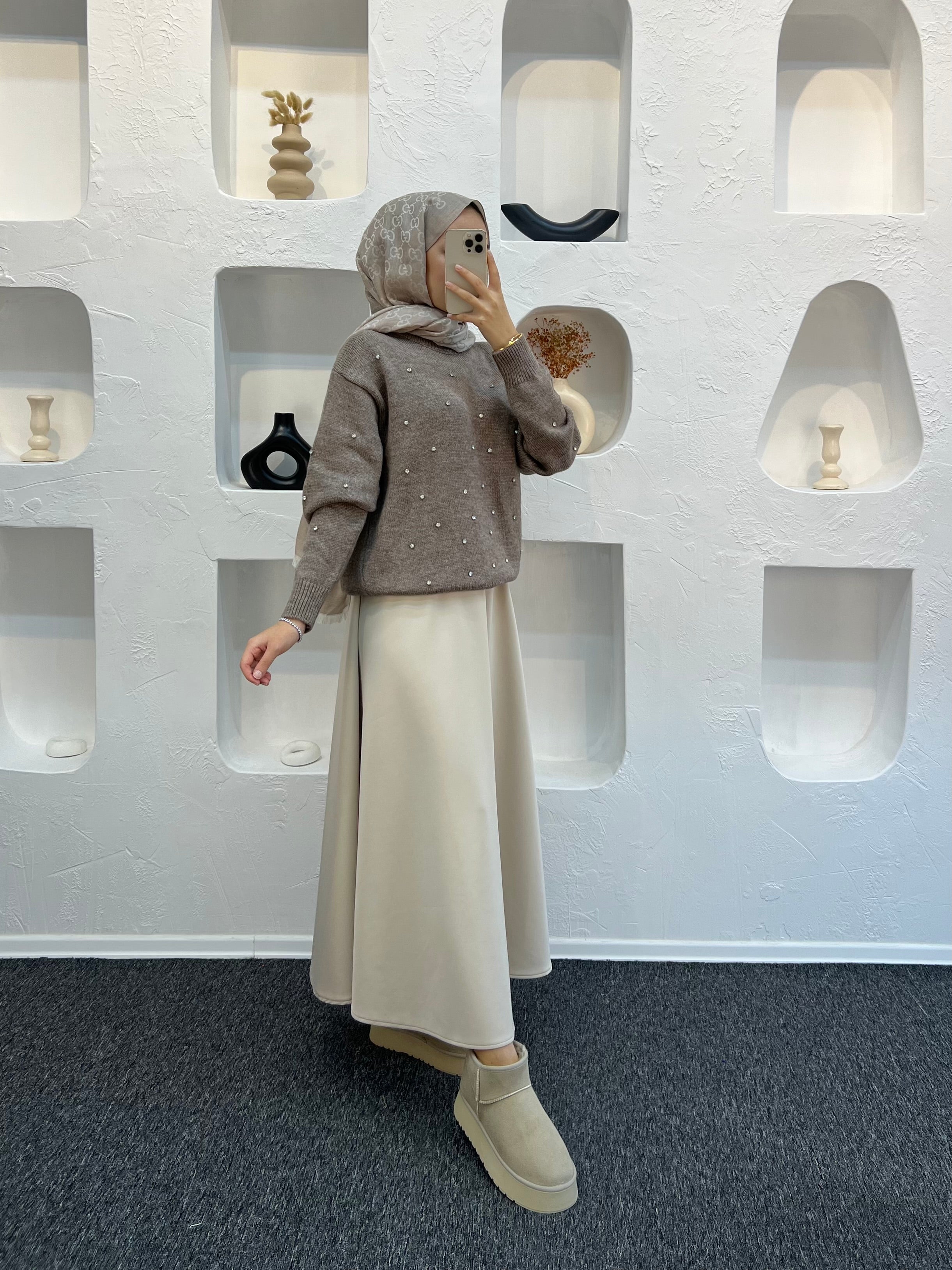 Diamond Taşlı Kazak