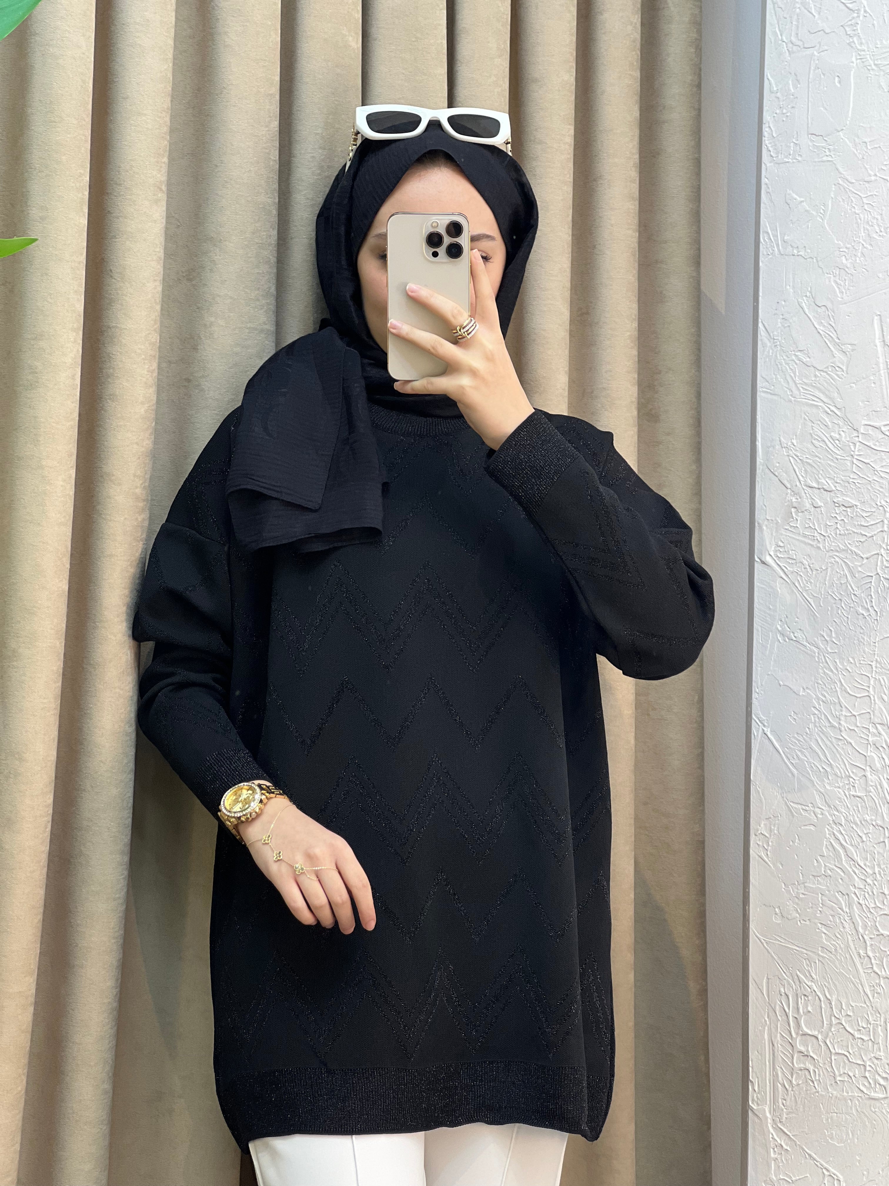 Natali Simli Merserize Tunik