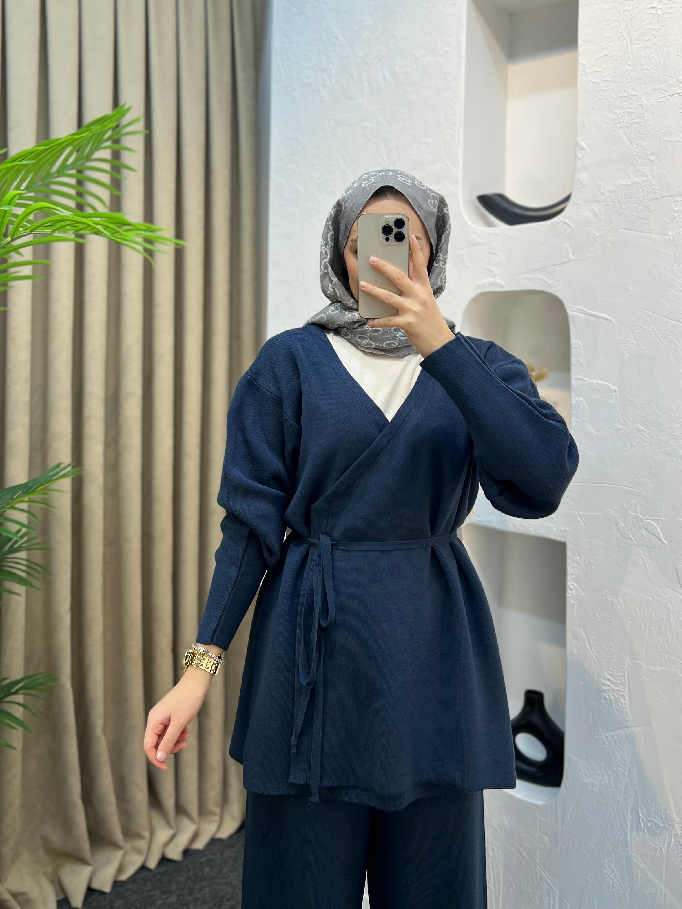 Kruvaze Triko Takım