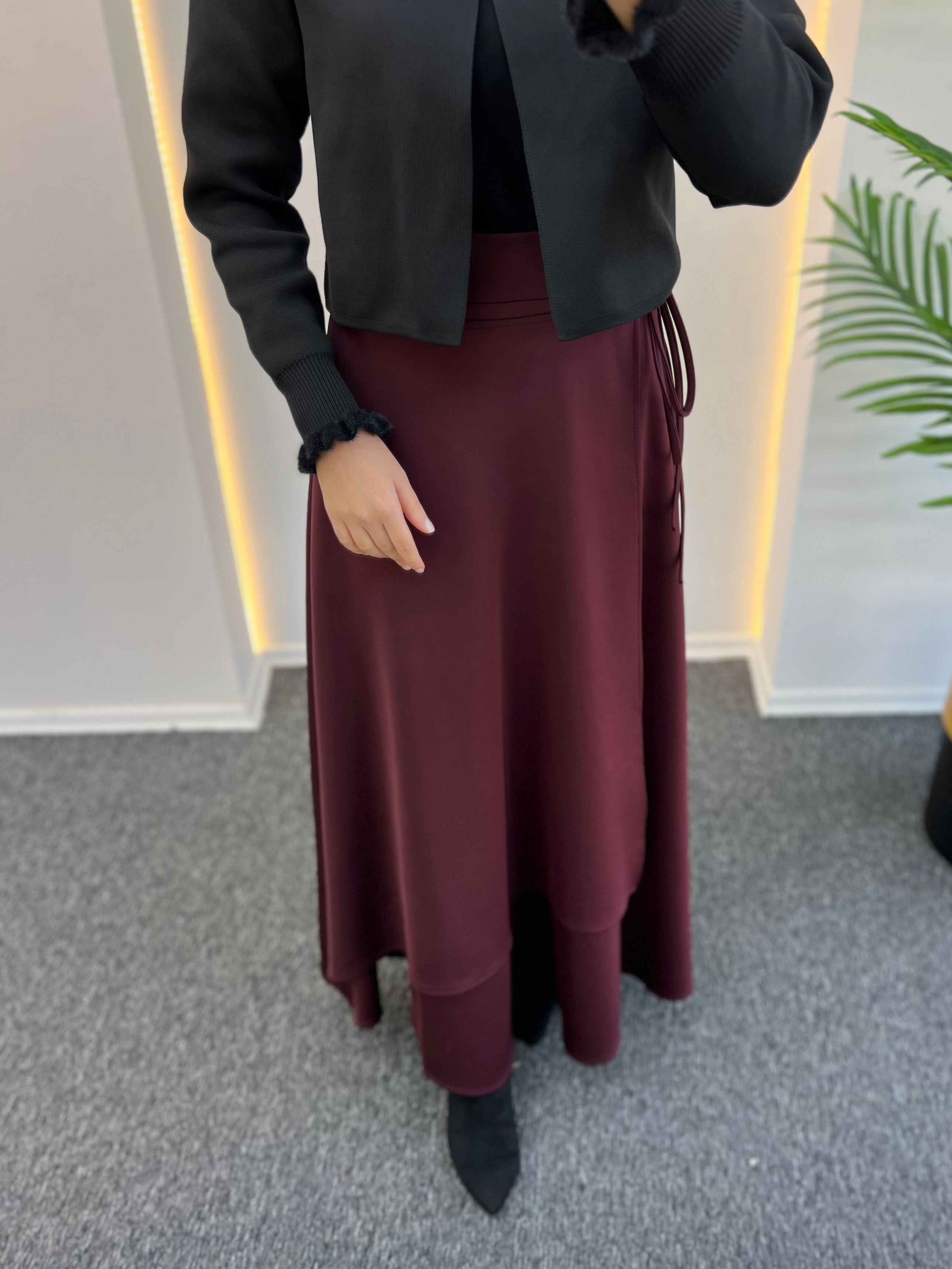 Linda Bağlamalı Squba Etek