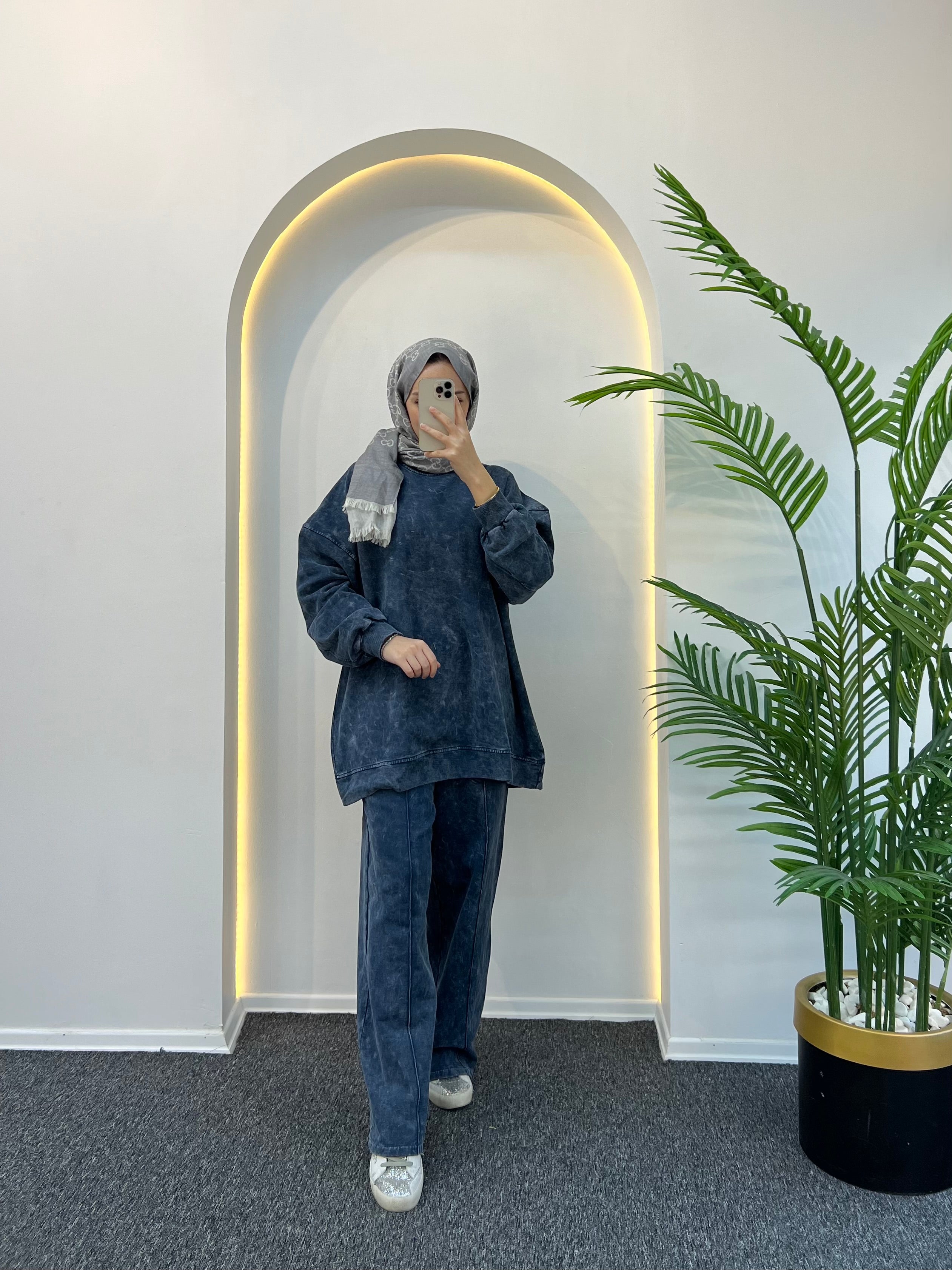 Lora Batik Desen Eşofman Takımı