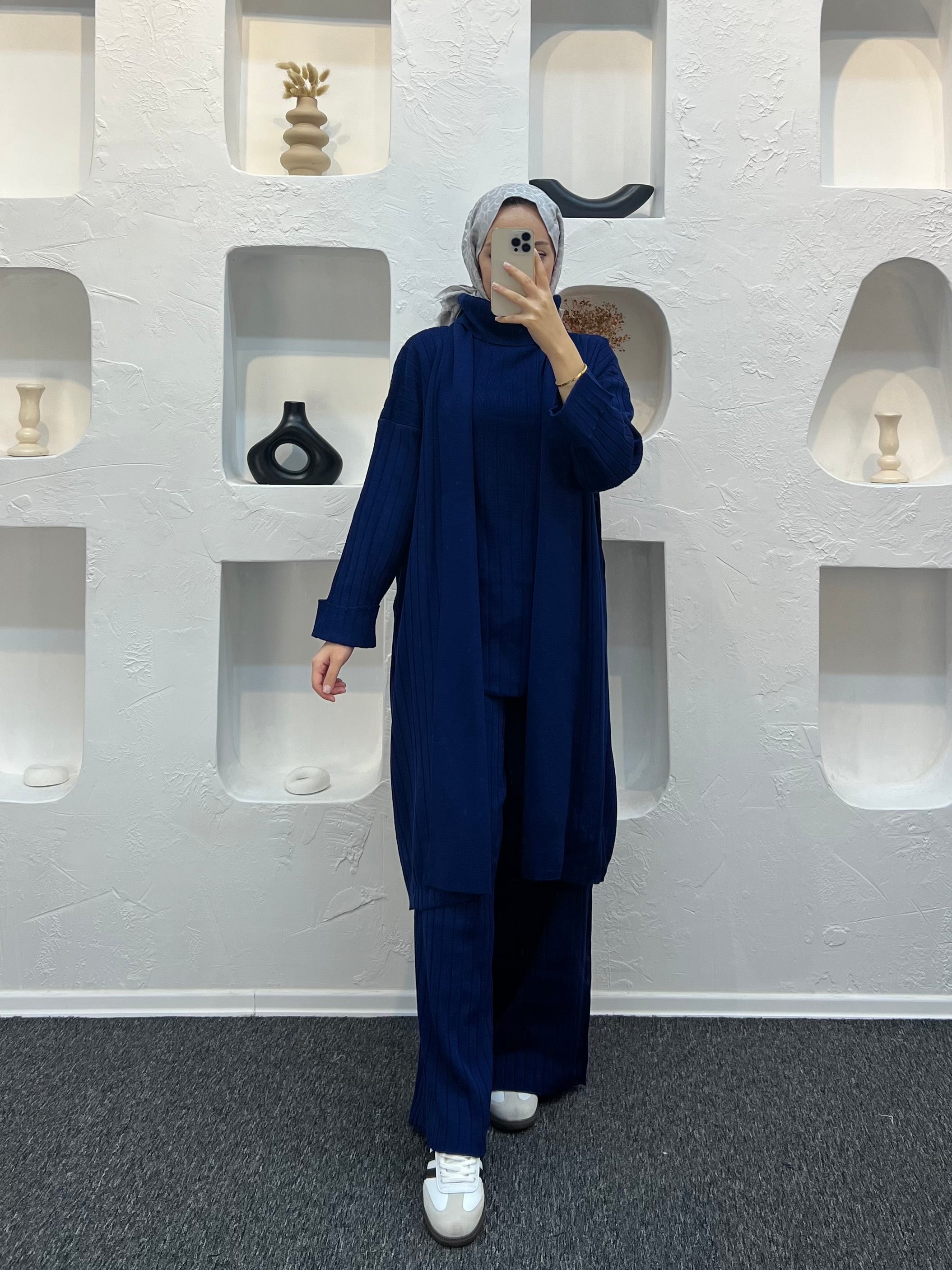 Amber Üçlü Triko Takım