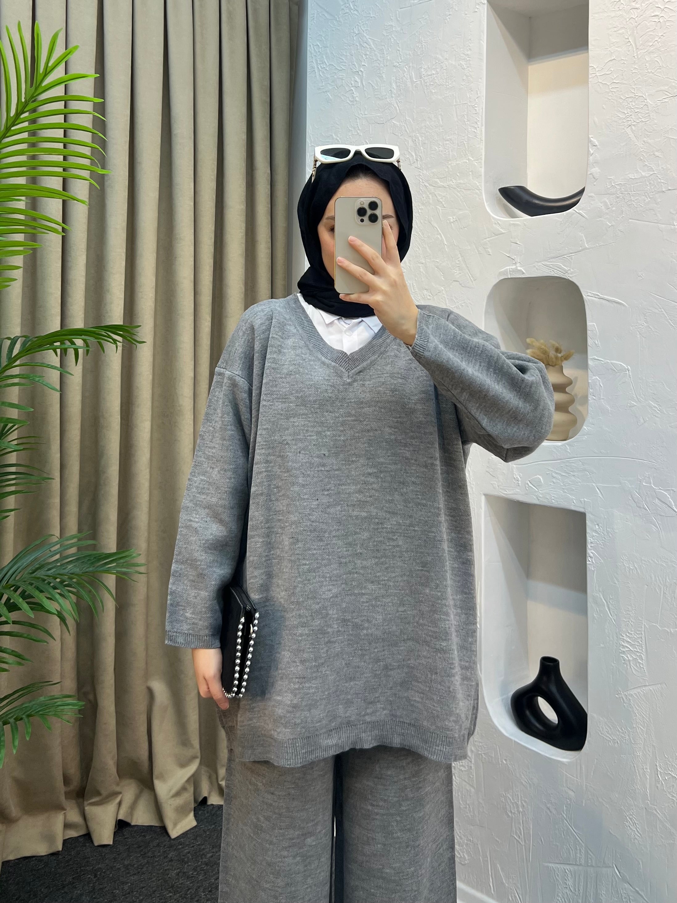 Alin V Yaka Triko Takım