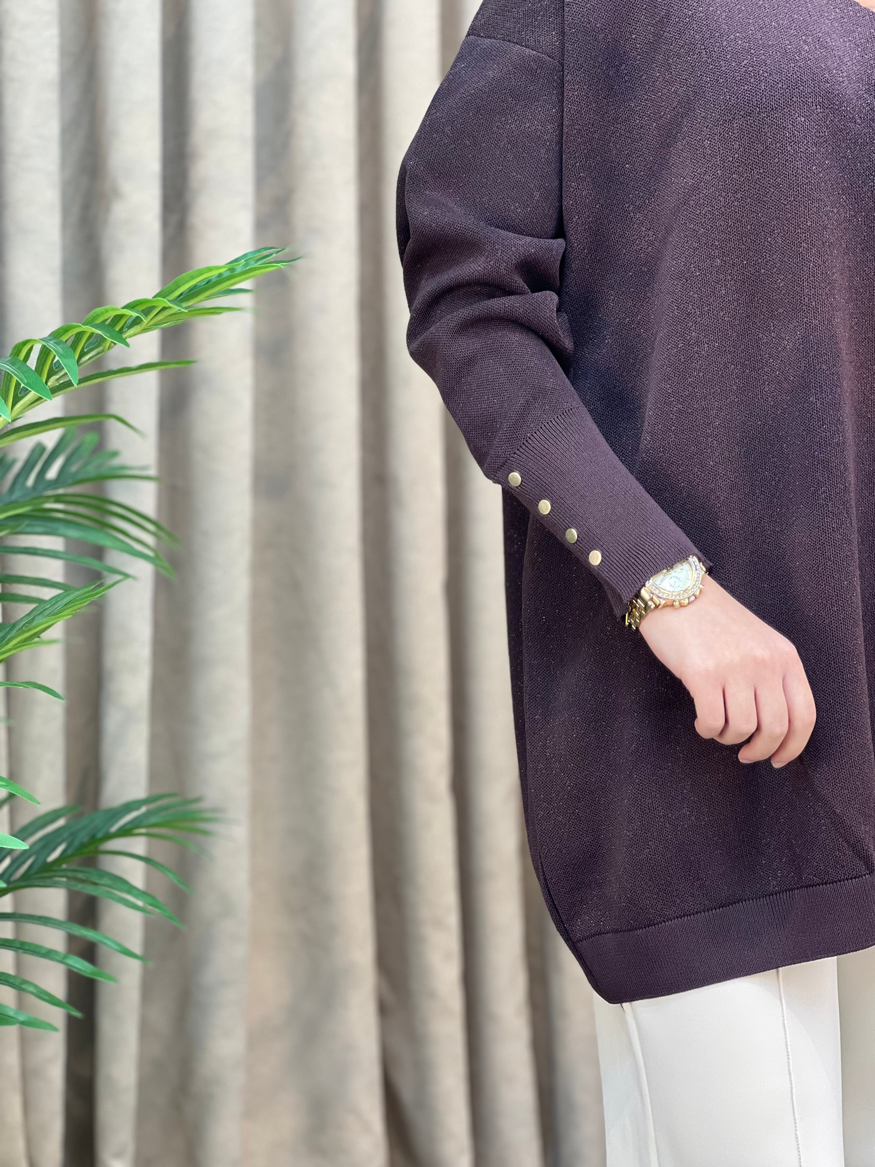 Mocca Simli Merserize Triko