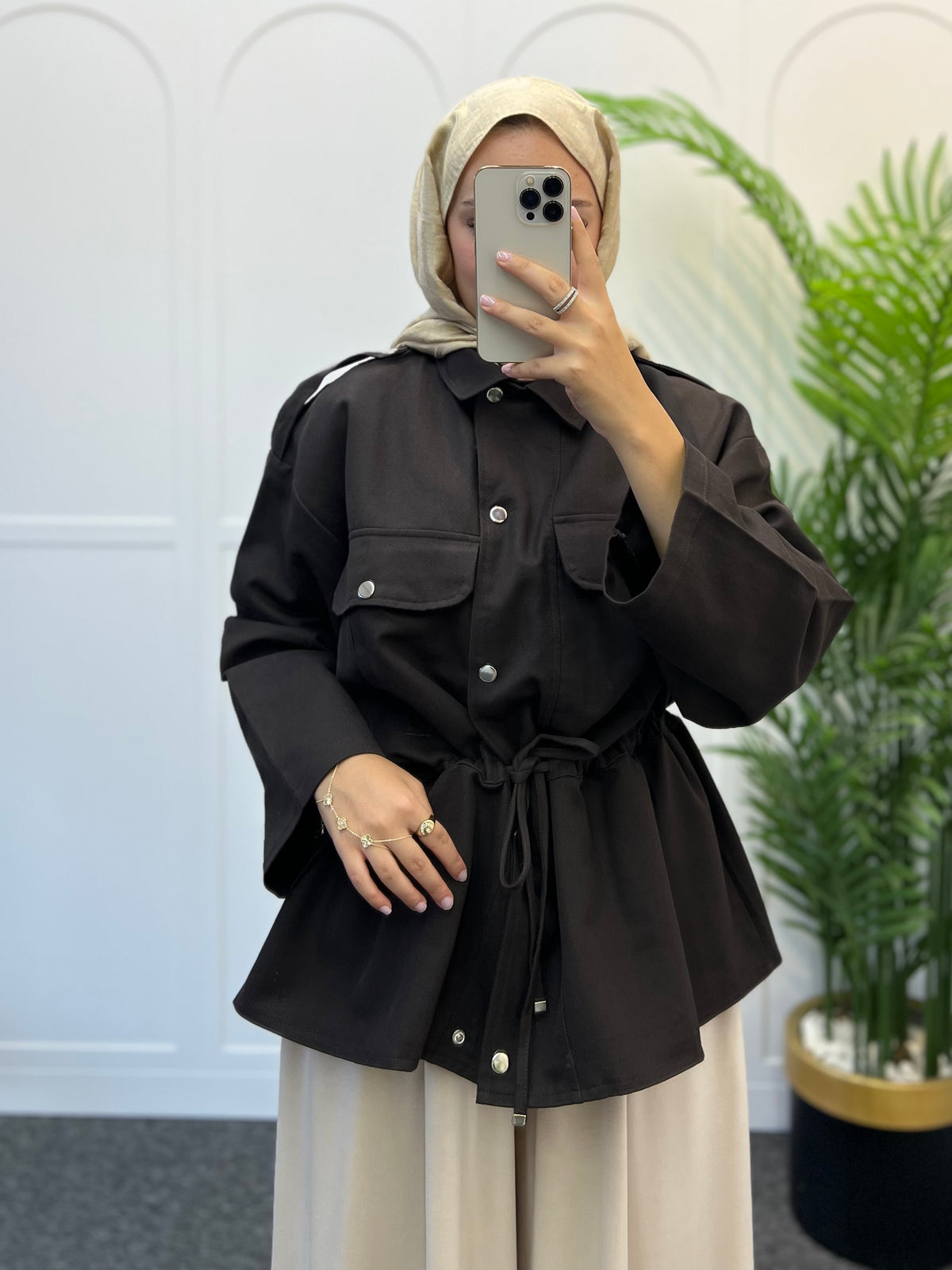 Selna Gabardin Trenç