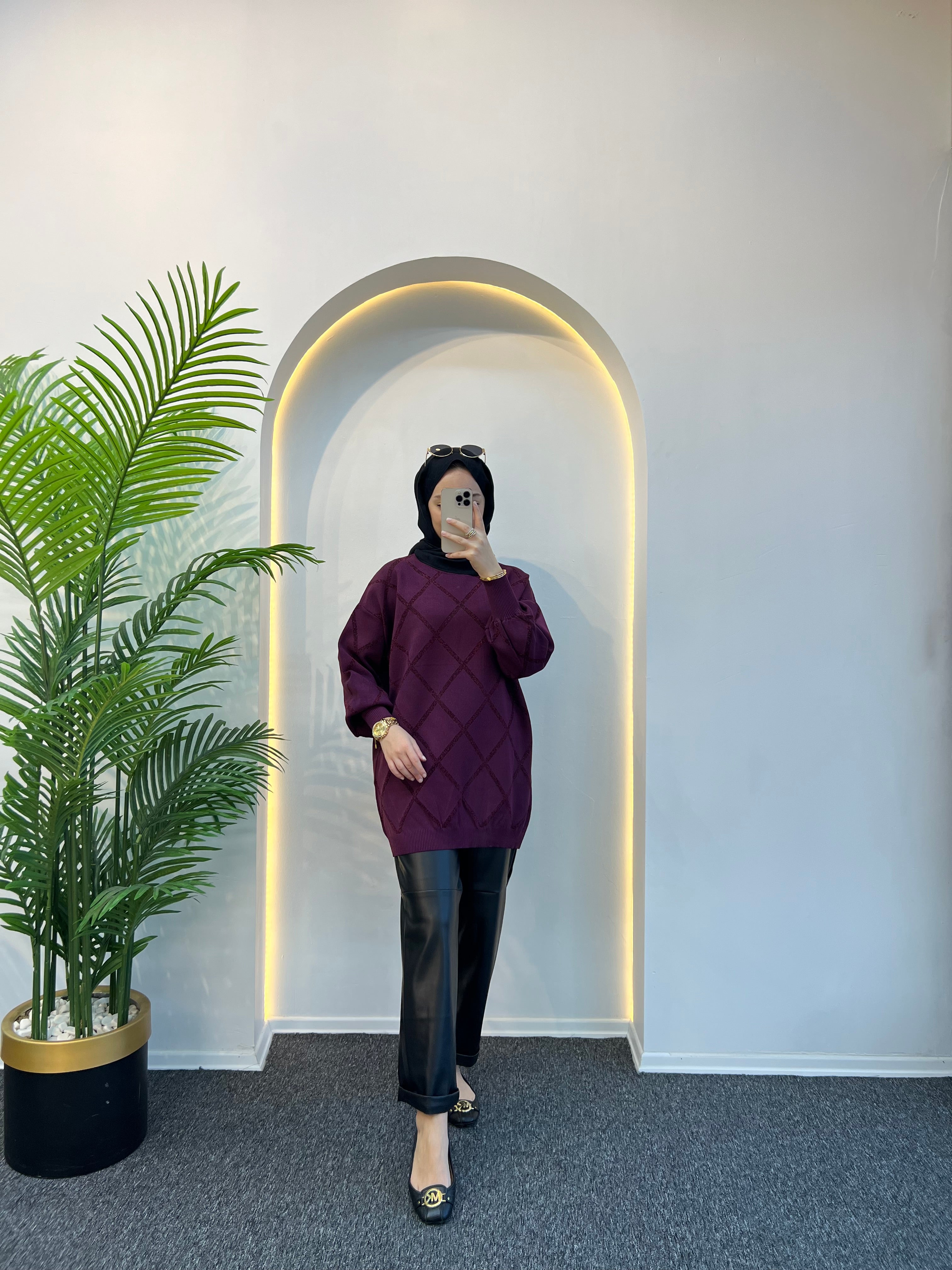 Dina Simli Merserize Triko