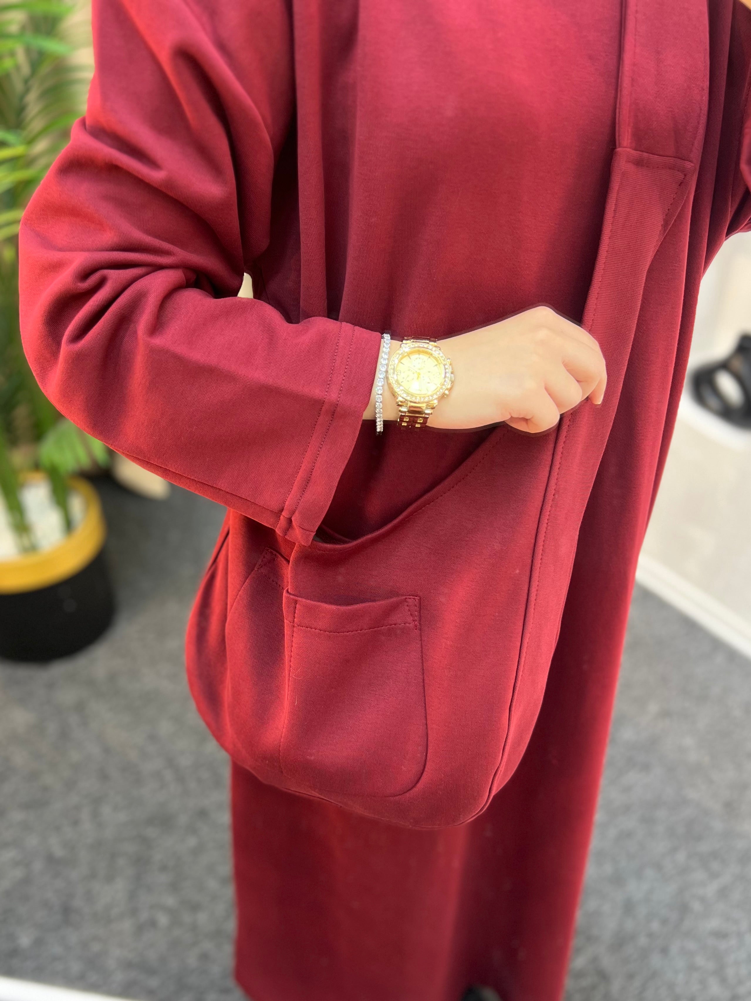 Merv Çantalı Elbise