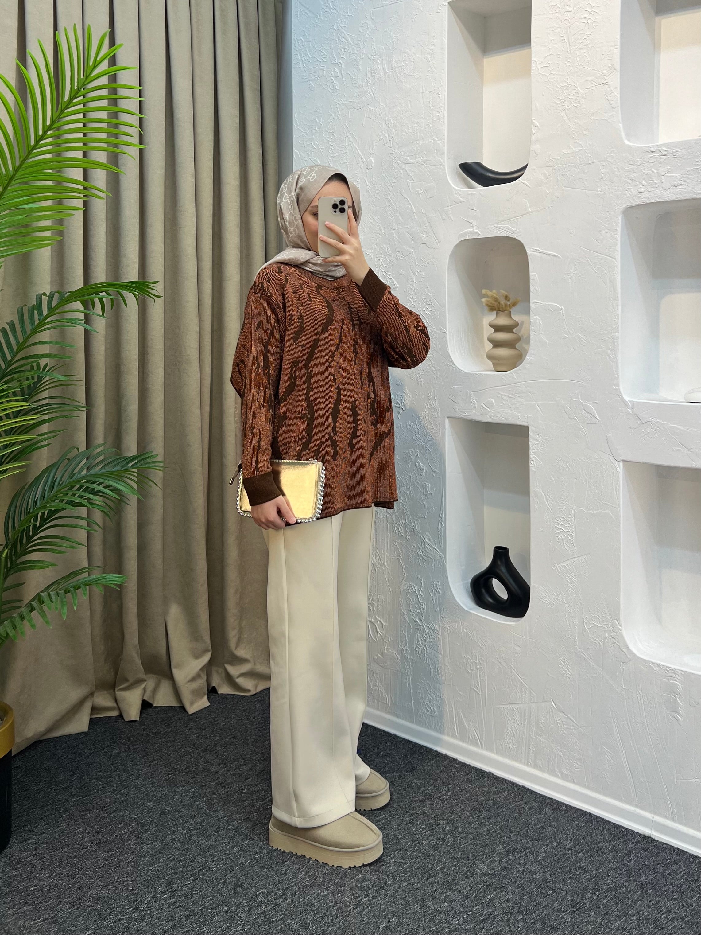 Simli Zebra Merserize Triko