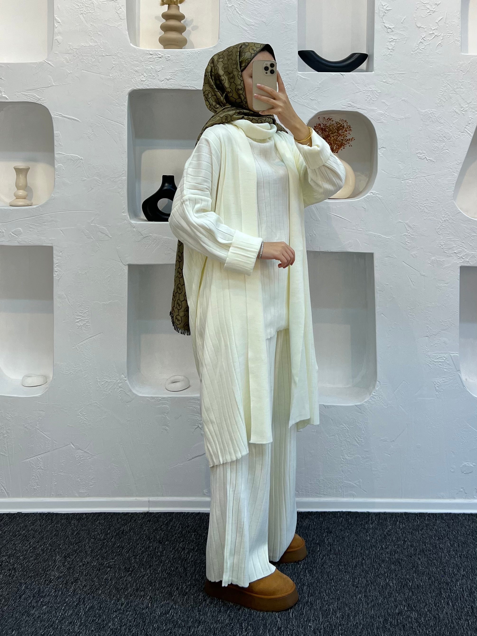 Amber Üçlü Triko Takım