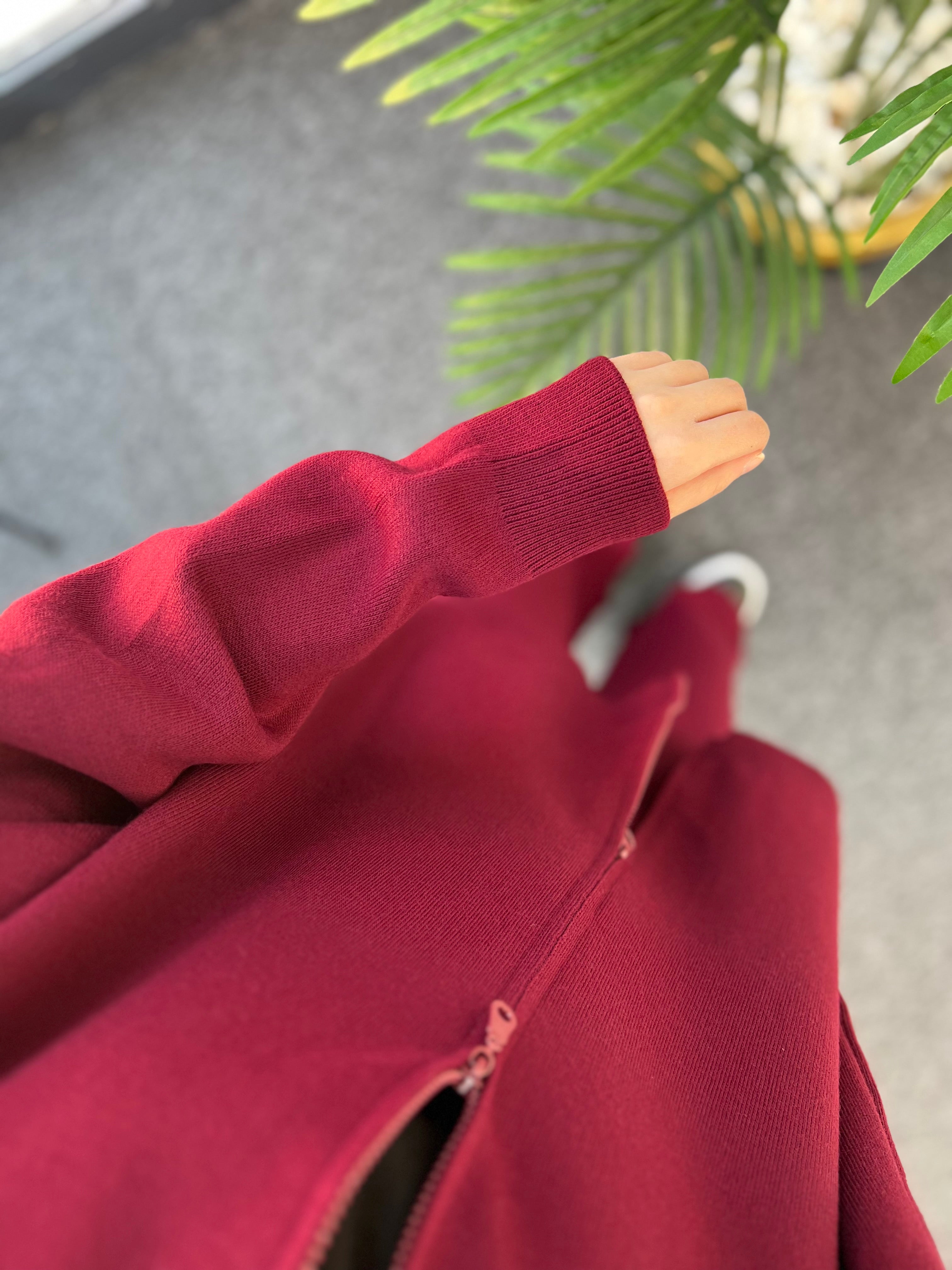 Rolly Kapüşonlu Triko Takım