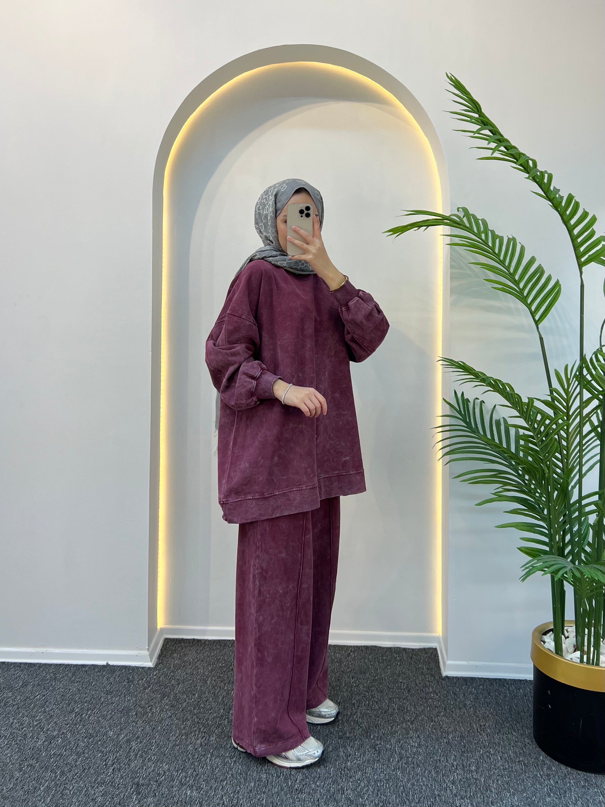 Lora Batik Desen Eşofman Takımı