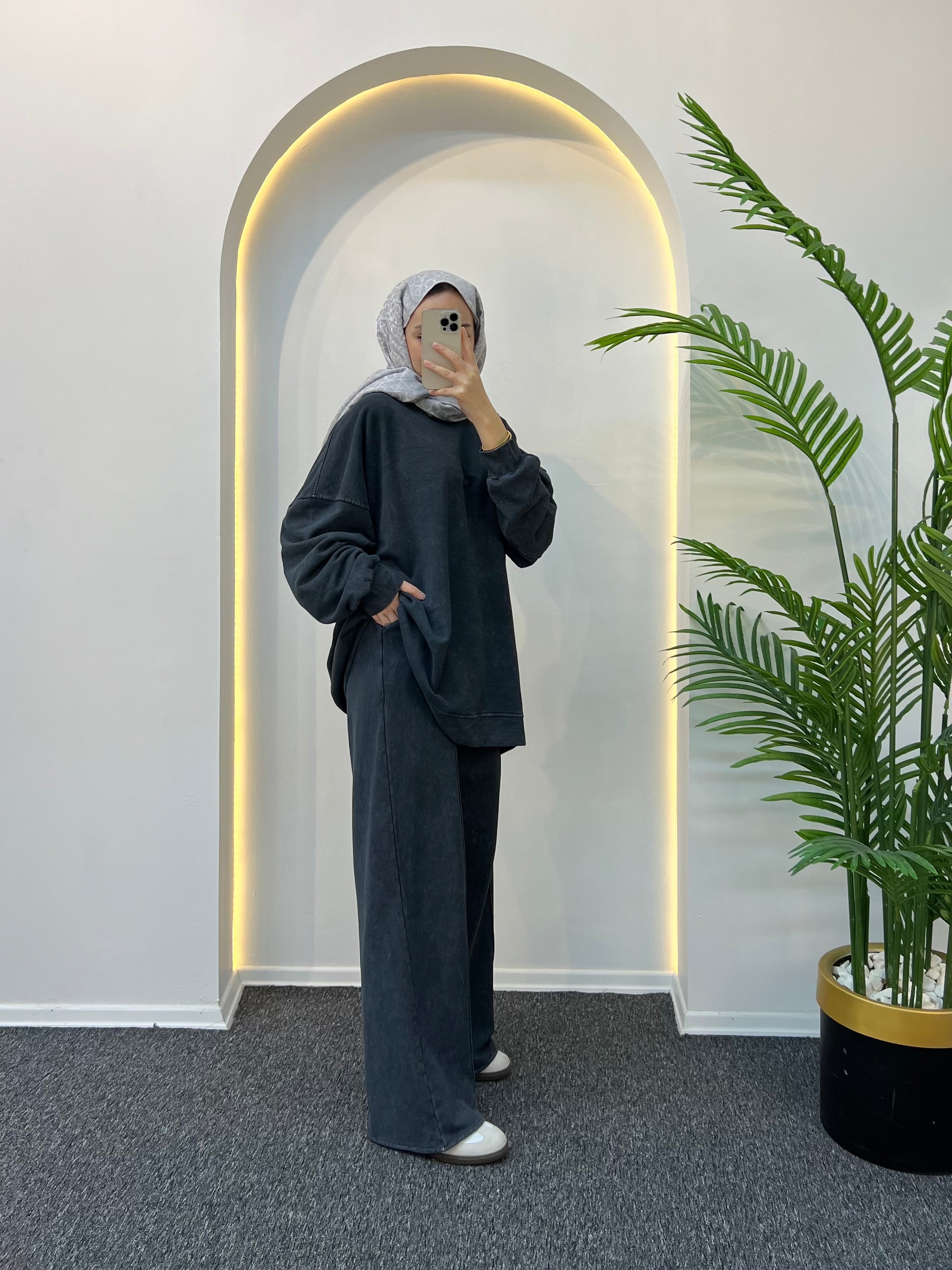 Lora Batik Desen Eşofman Takımı