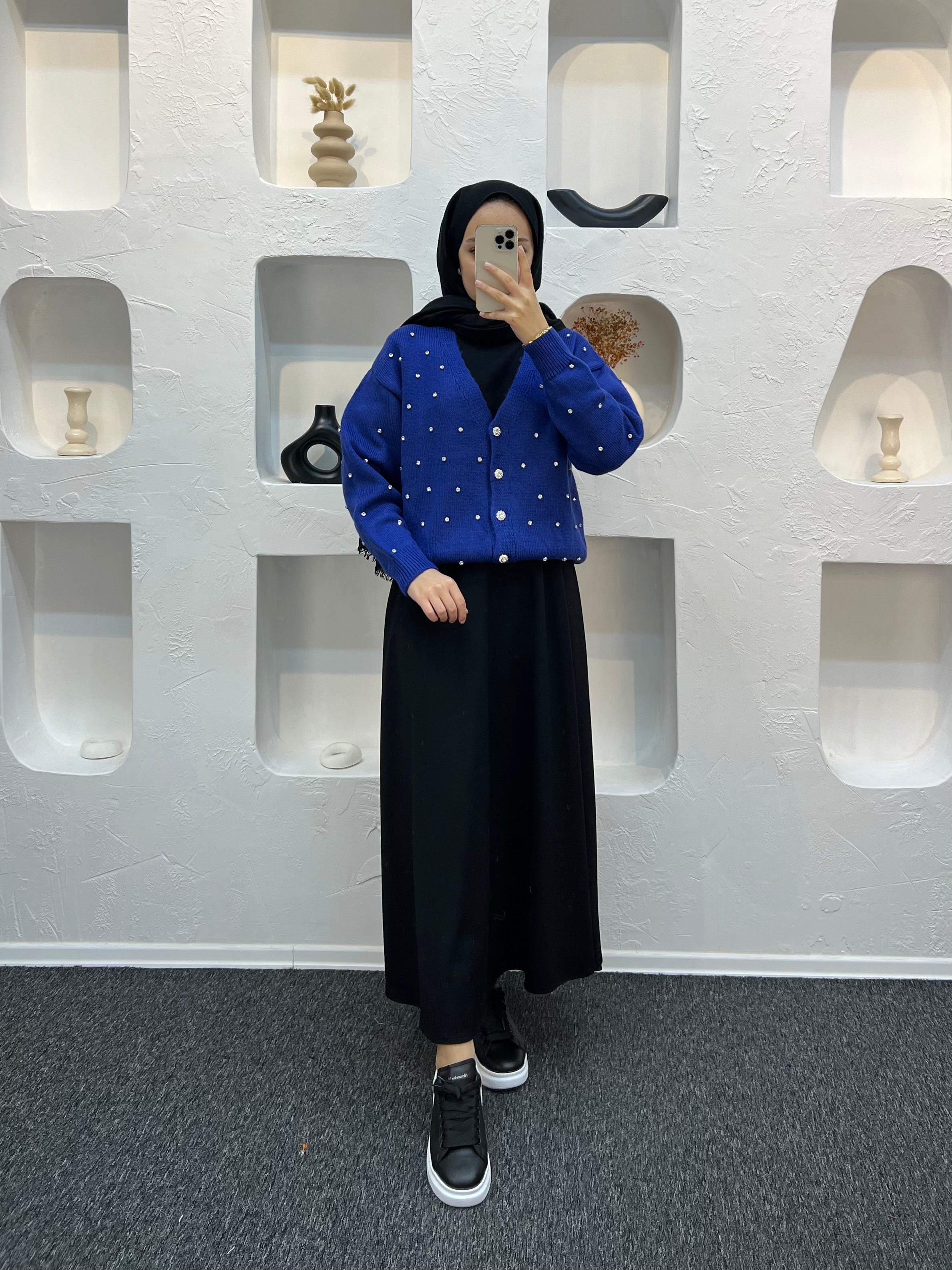 Diamond Taşlı Hırka