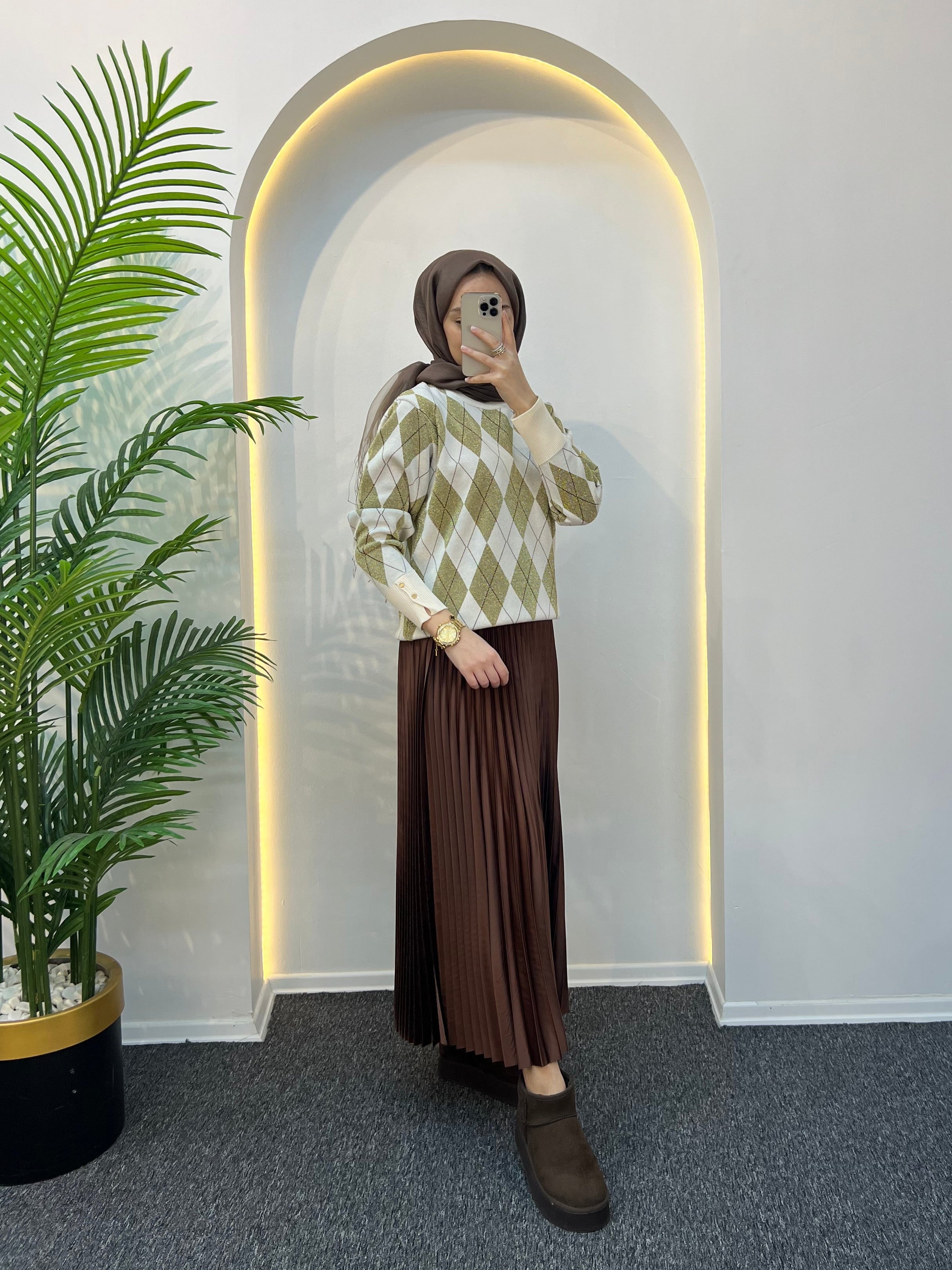 Defne Simli Baklava Kısa Merserize