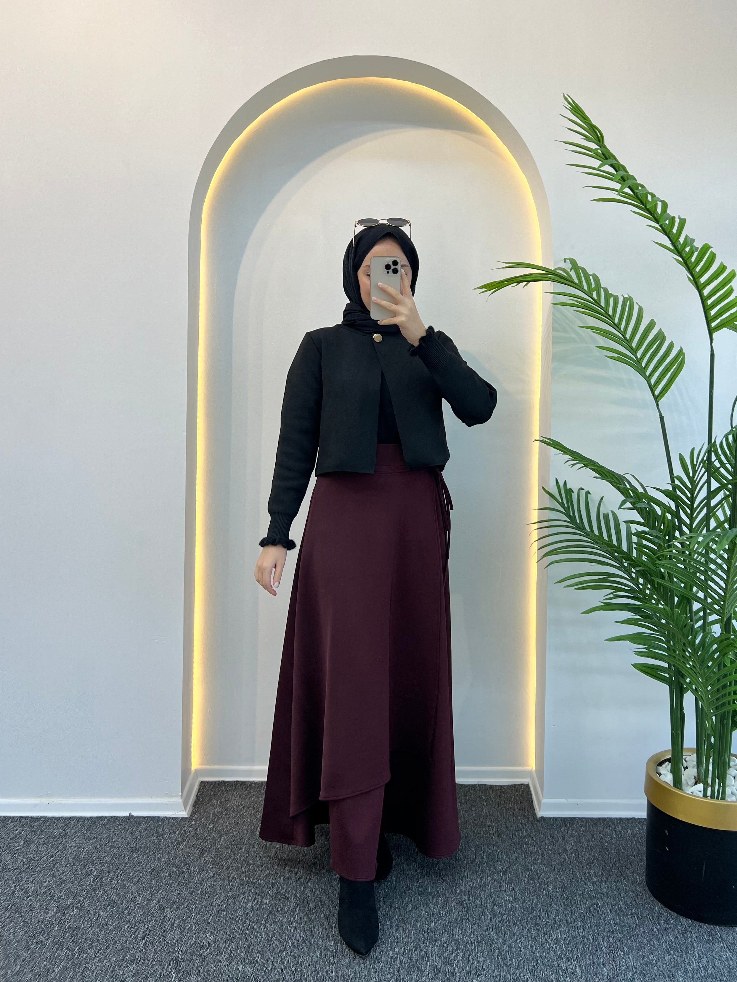 Linda Bağlamalı Squba Etek