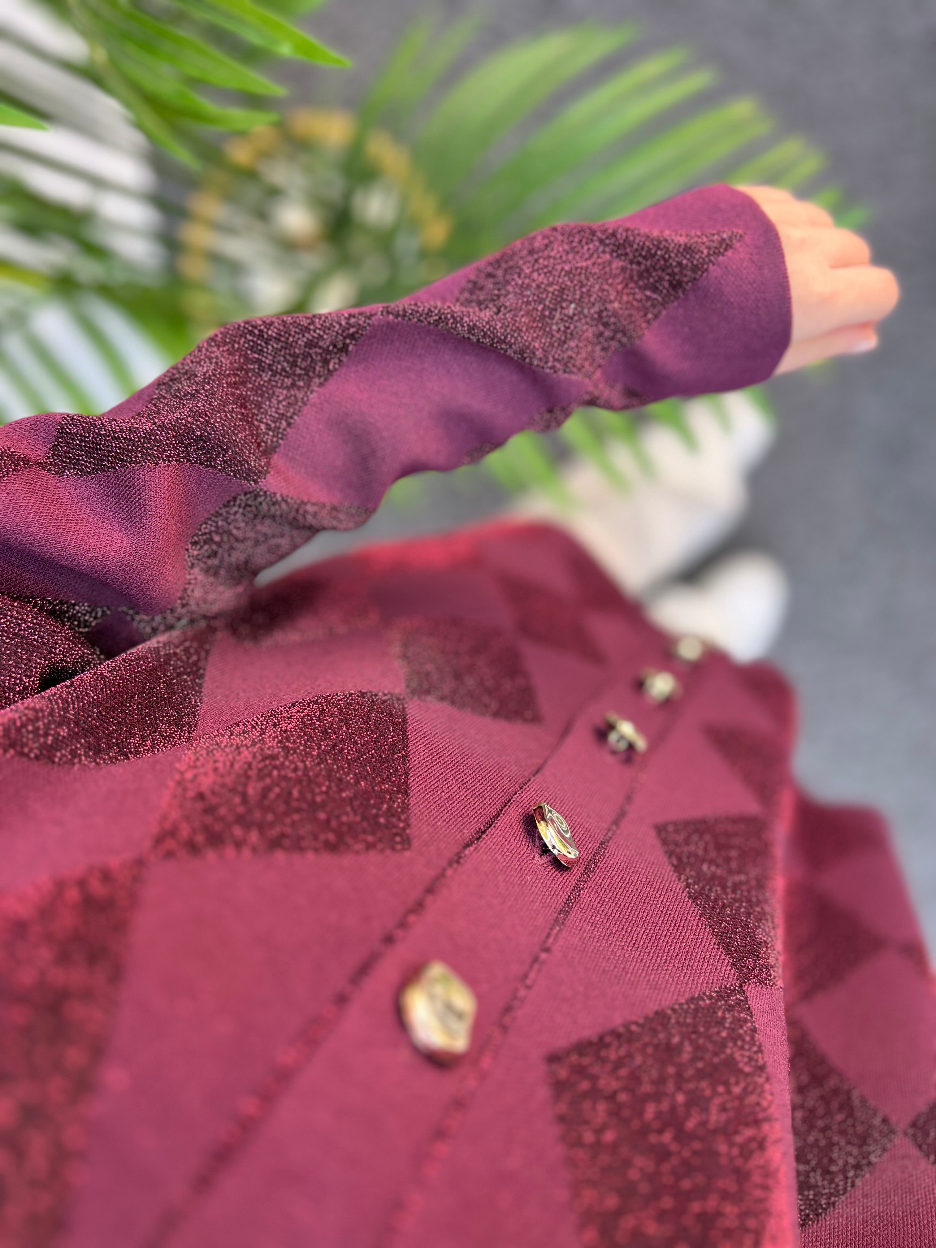 Zarife Simli Merserize Hırka