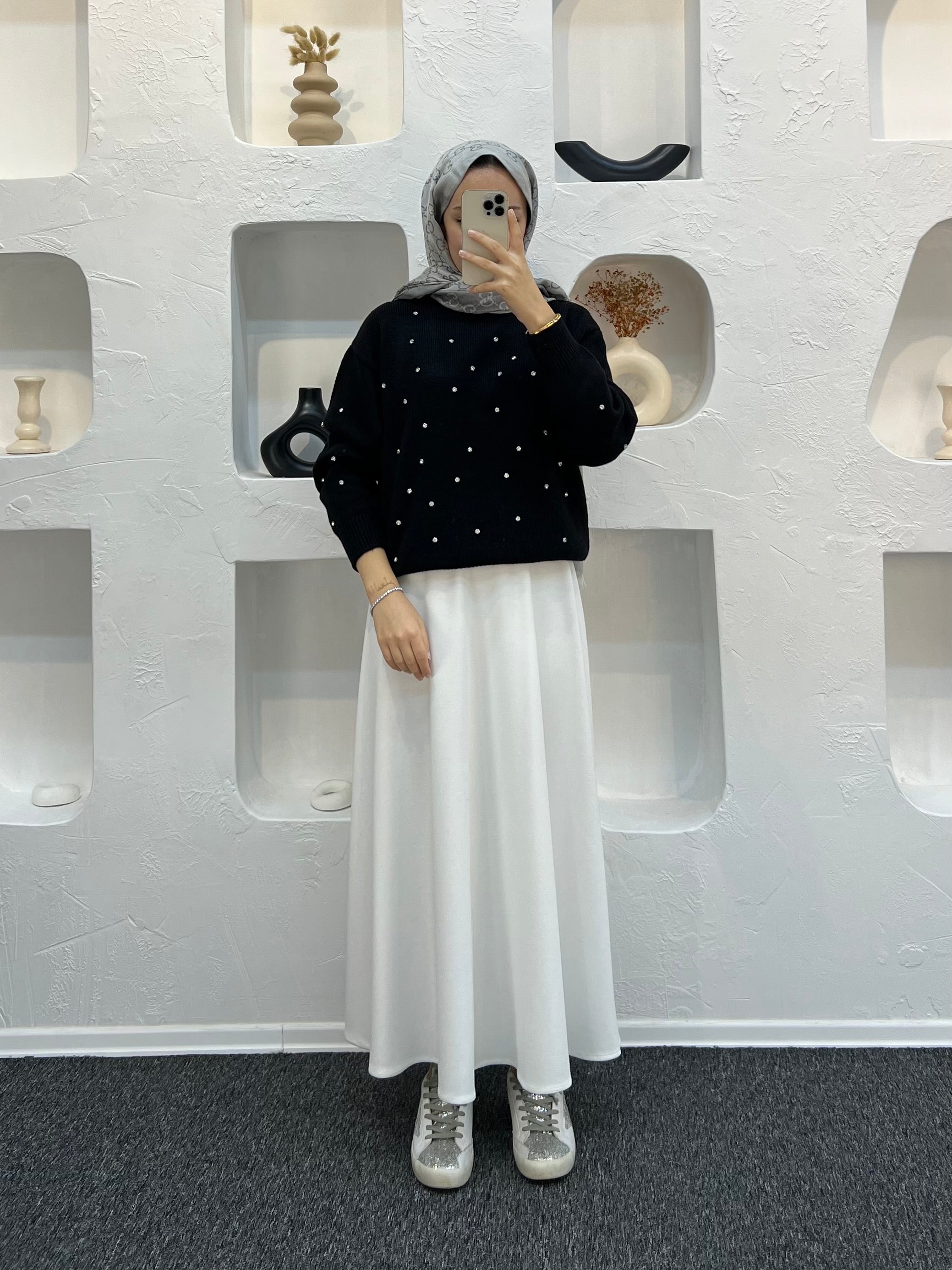 Diamond Taşlı Kazak