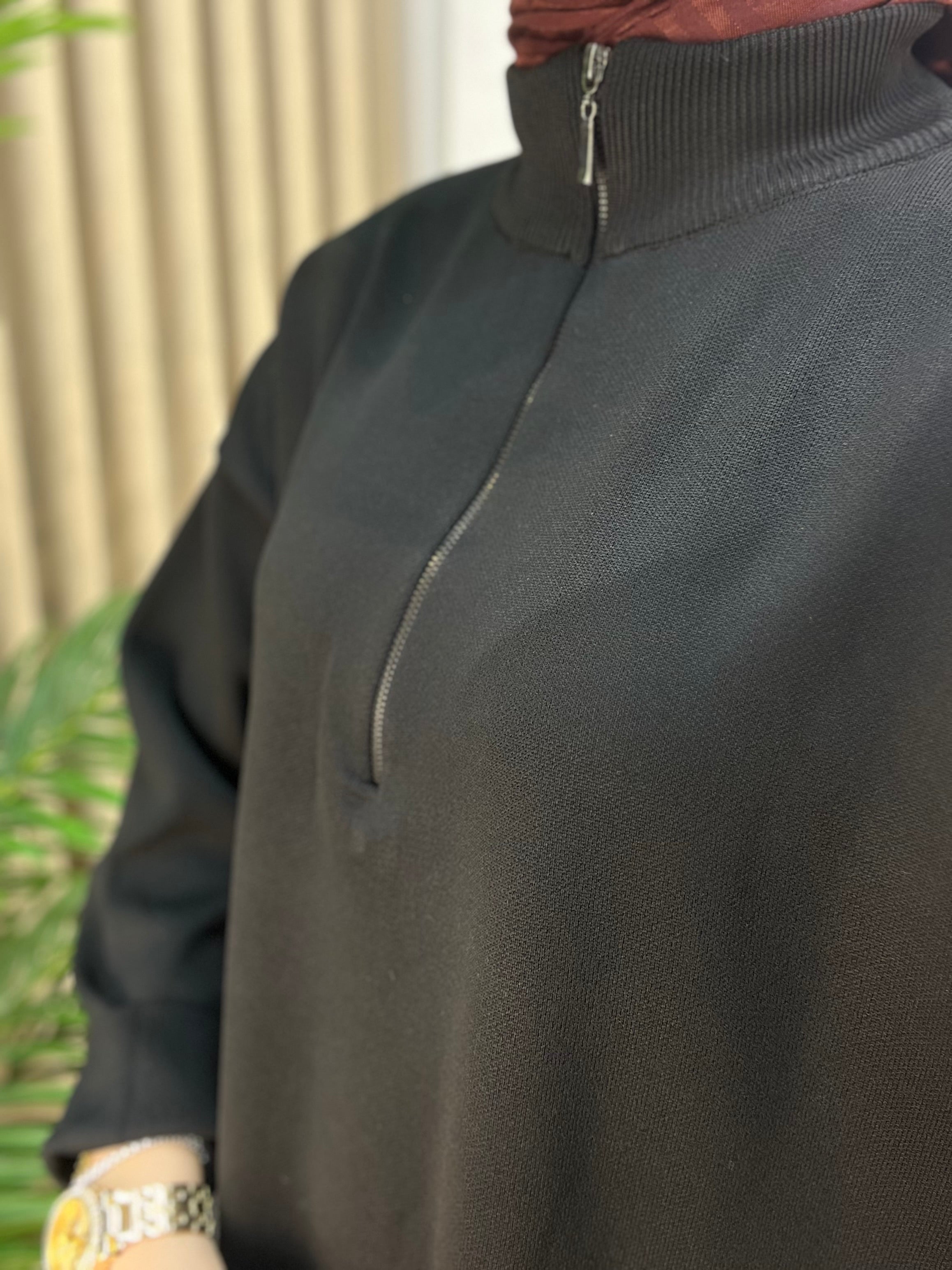 Fermuarlı Uzun Kazak