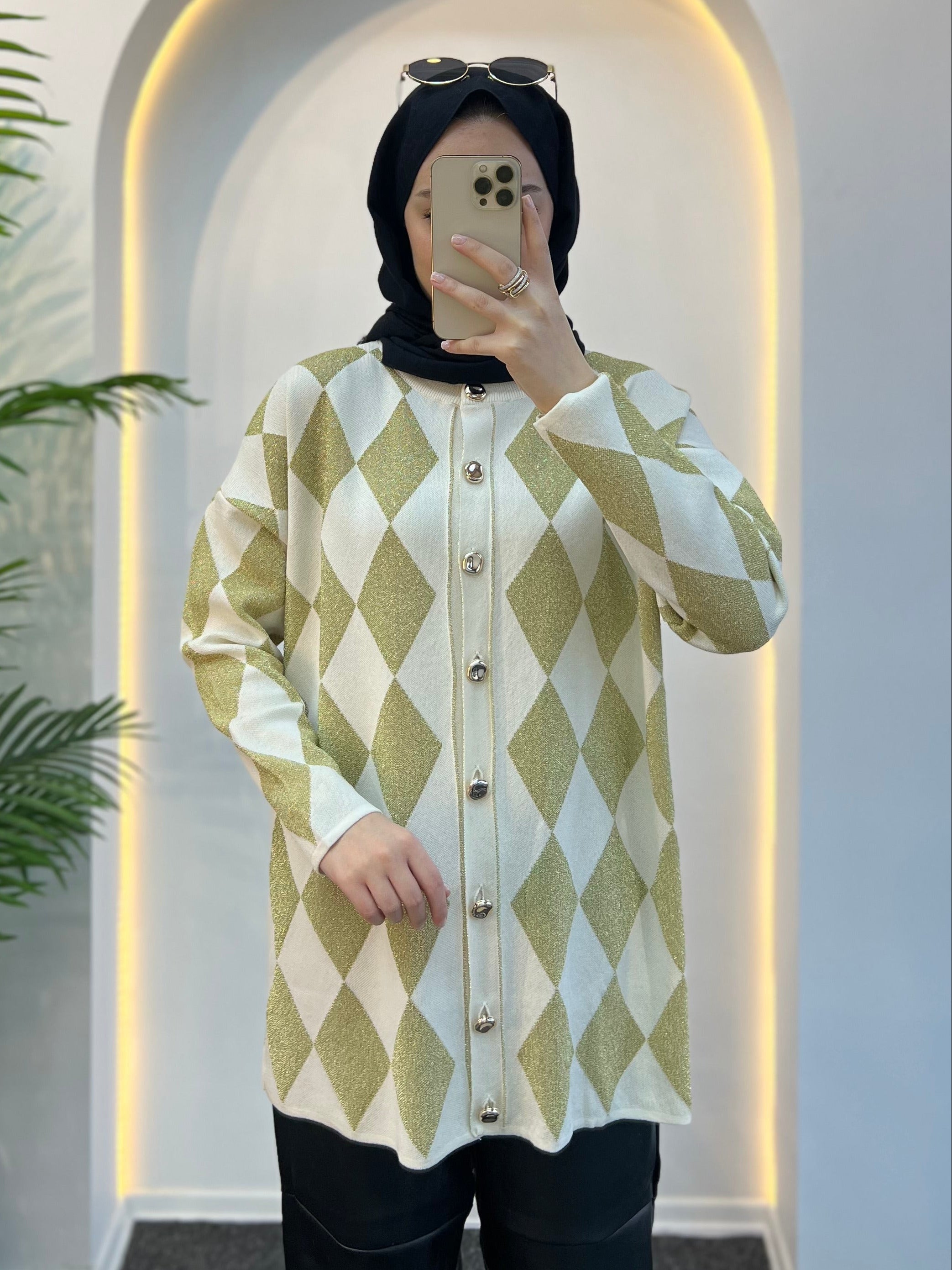 Zarife Simli Merserize Hırka