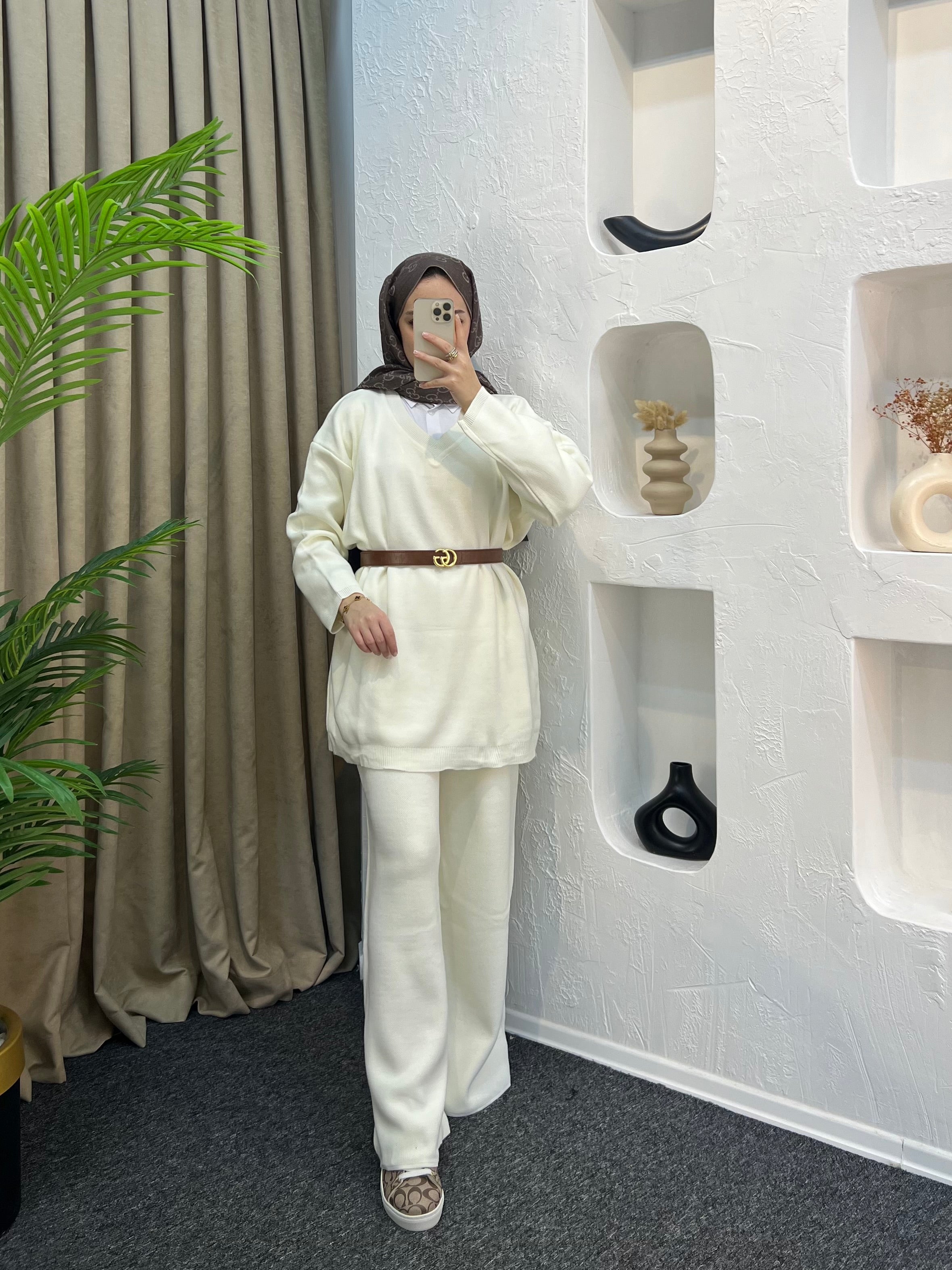 Alin V Yaka Triko Takım