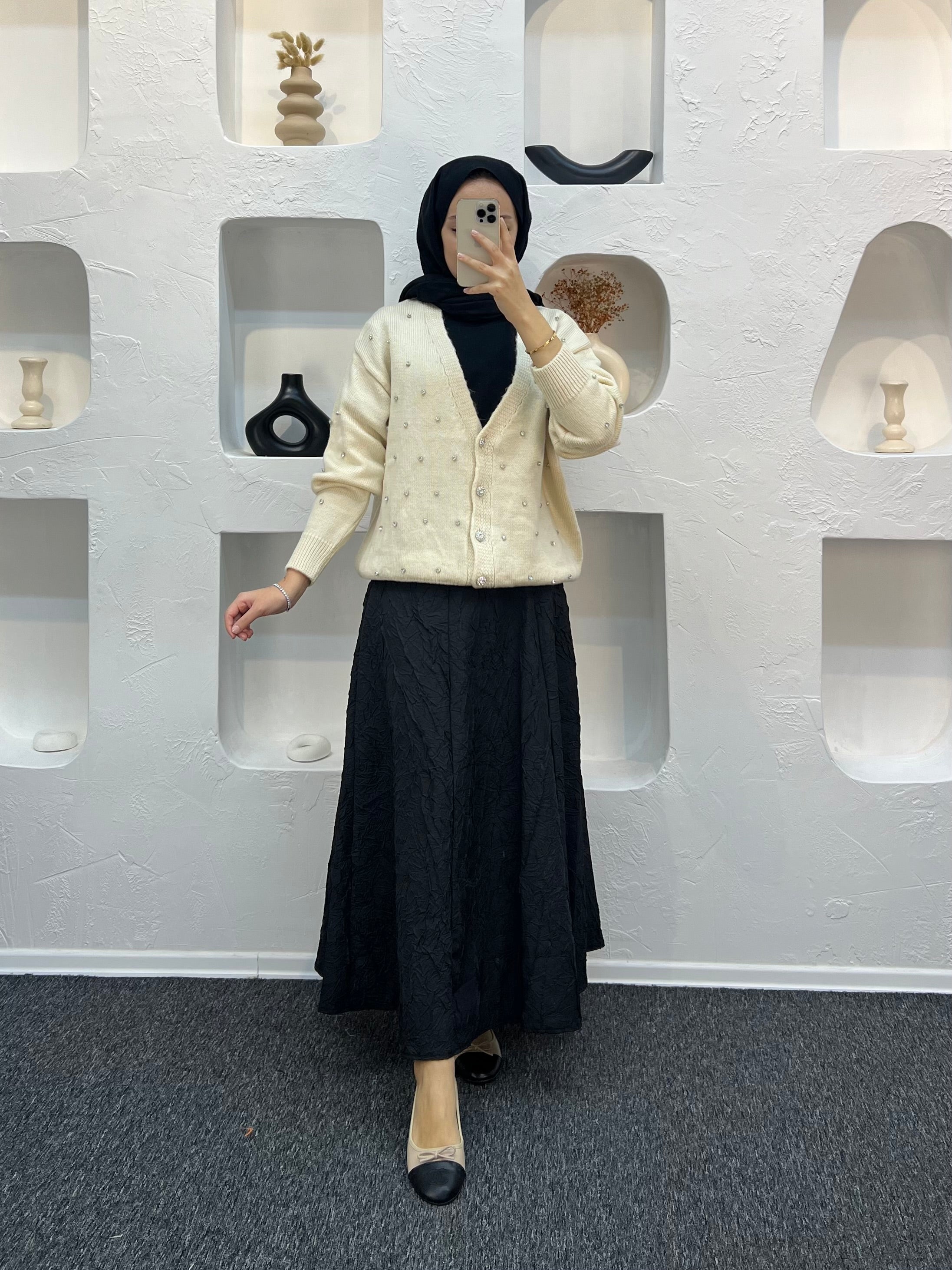 Diamond Taşlı Hırka