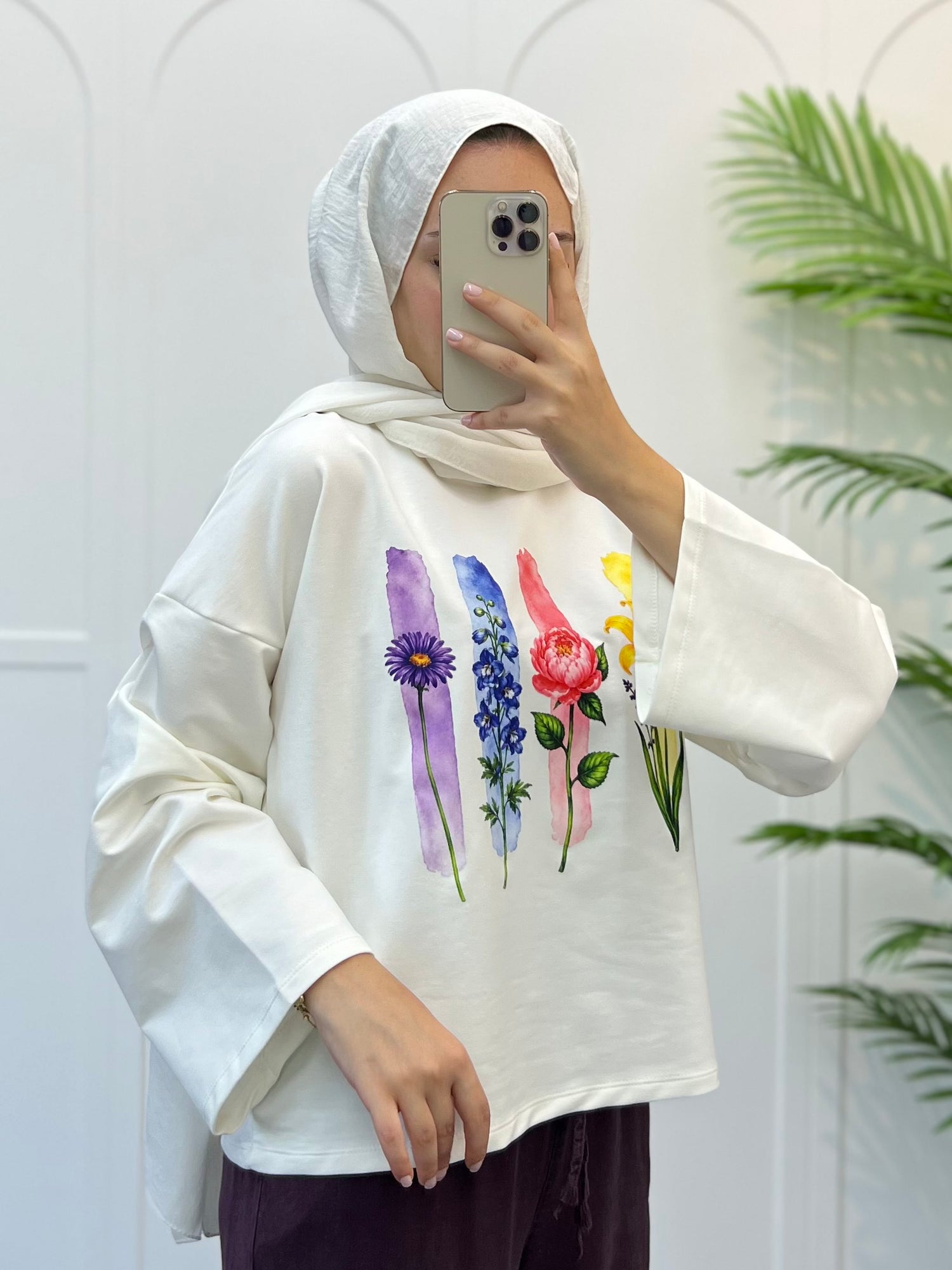 Relax Baskılı Sweat