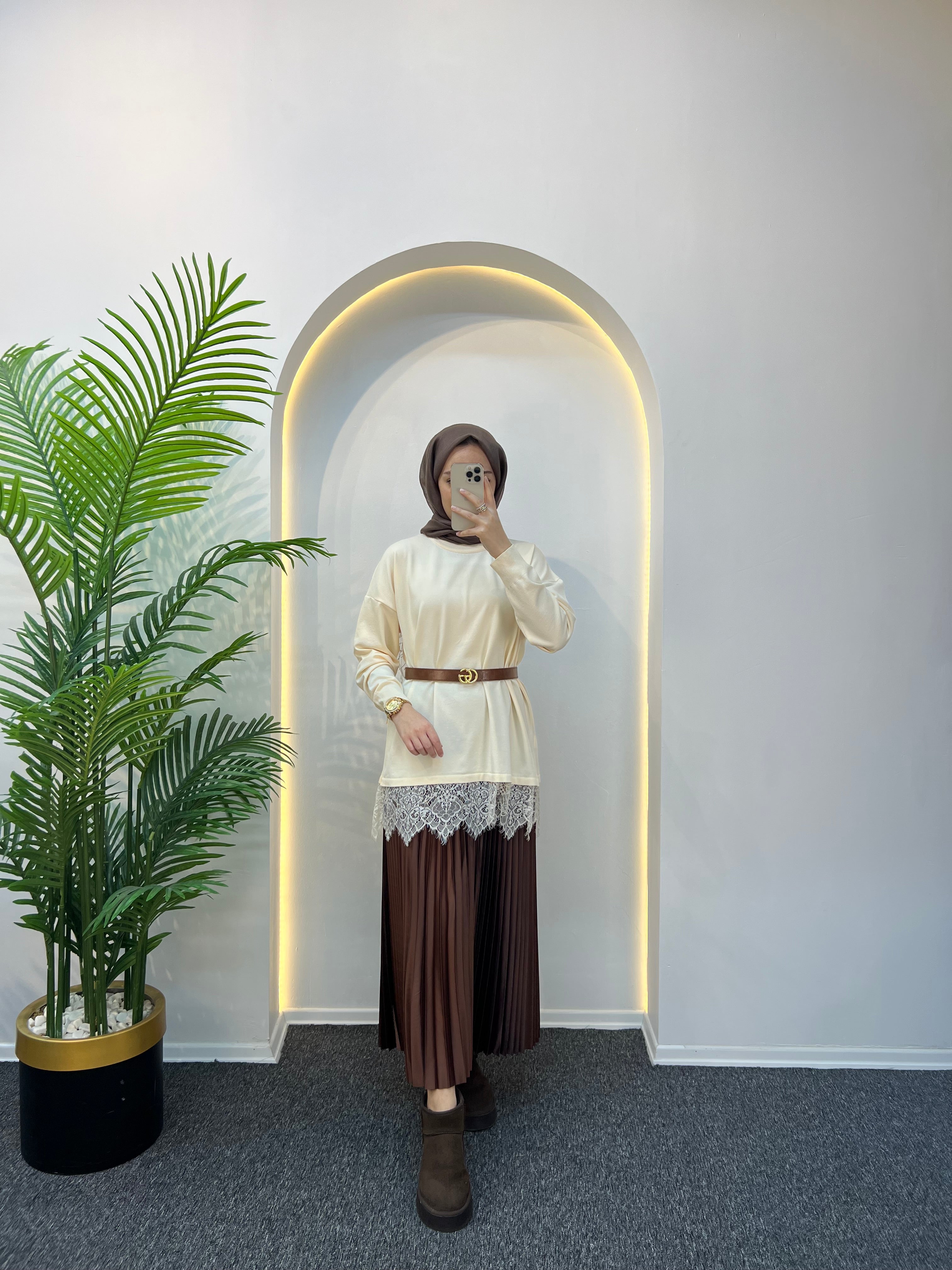 Liva Dantelli Merserize Triko