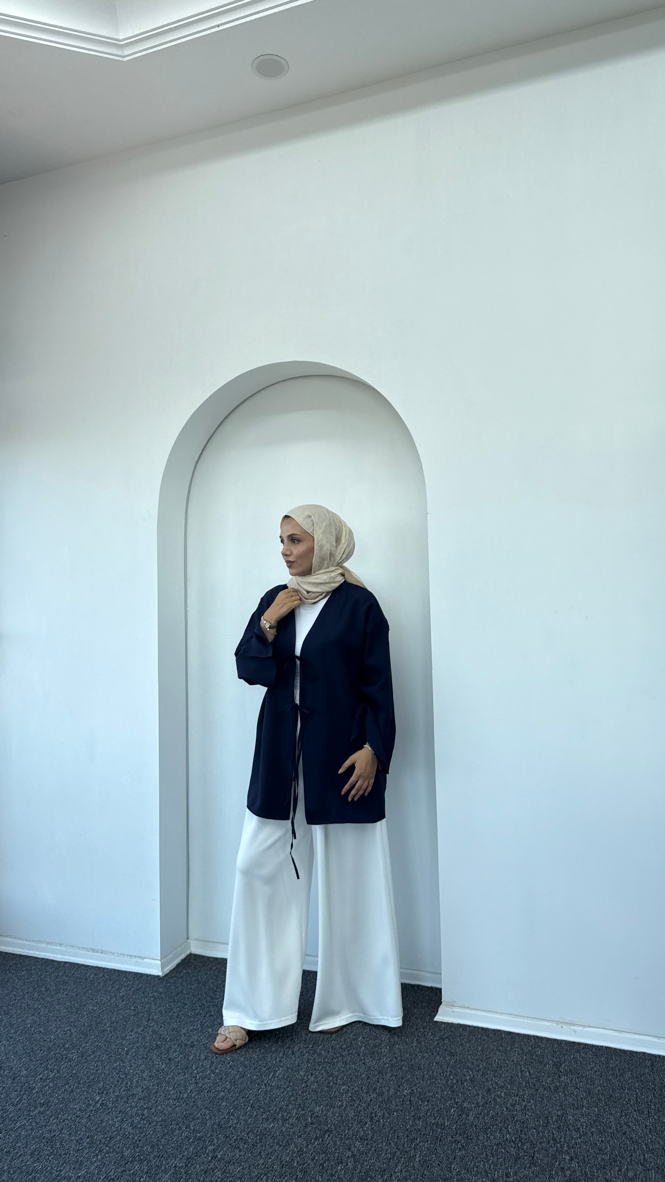 Orya Bağlamalı Tensel Ceket