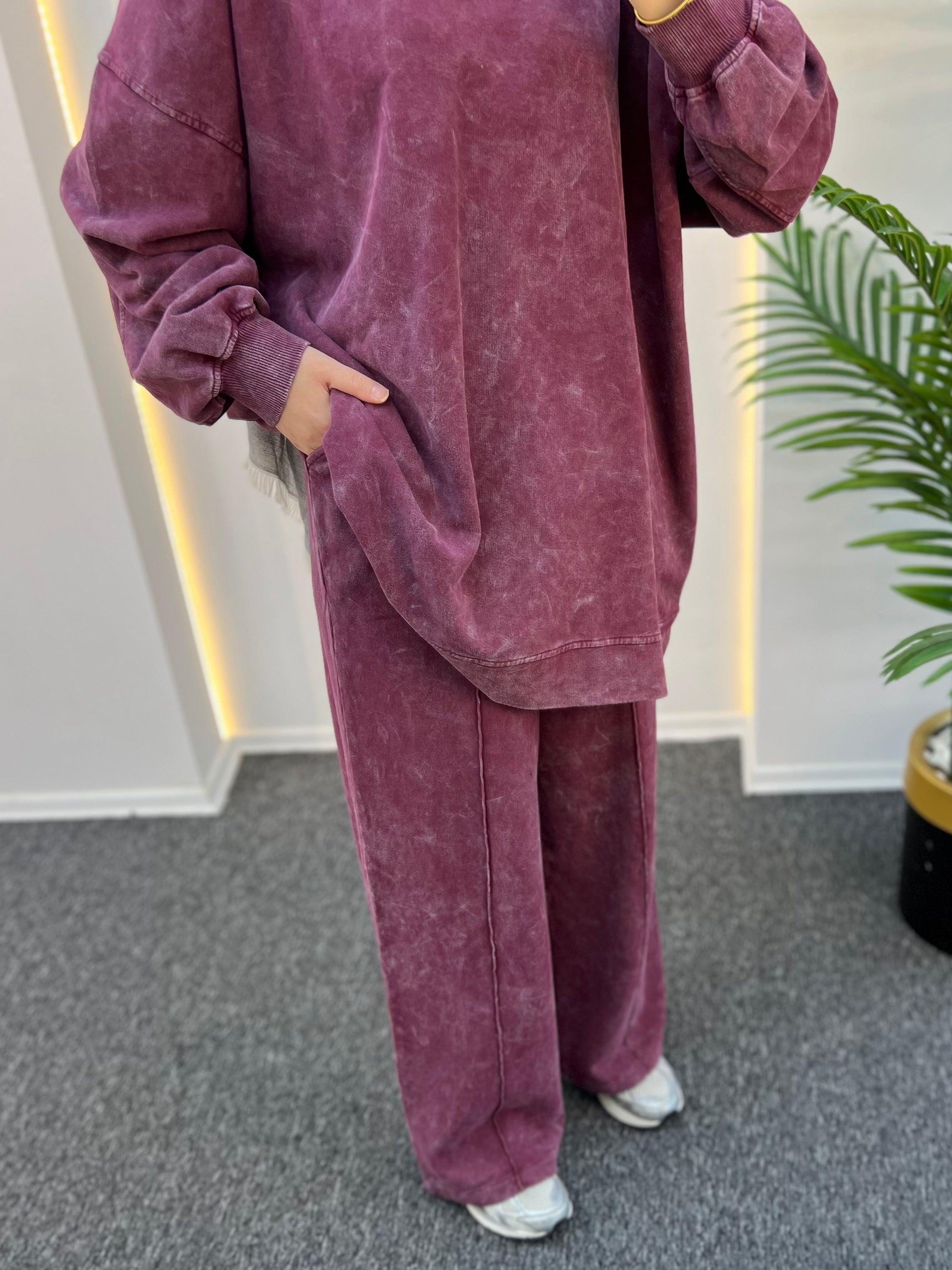 Lora Batik Desen Eşofman Takımı