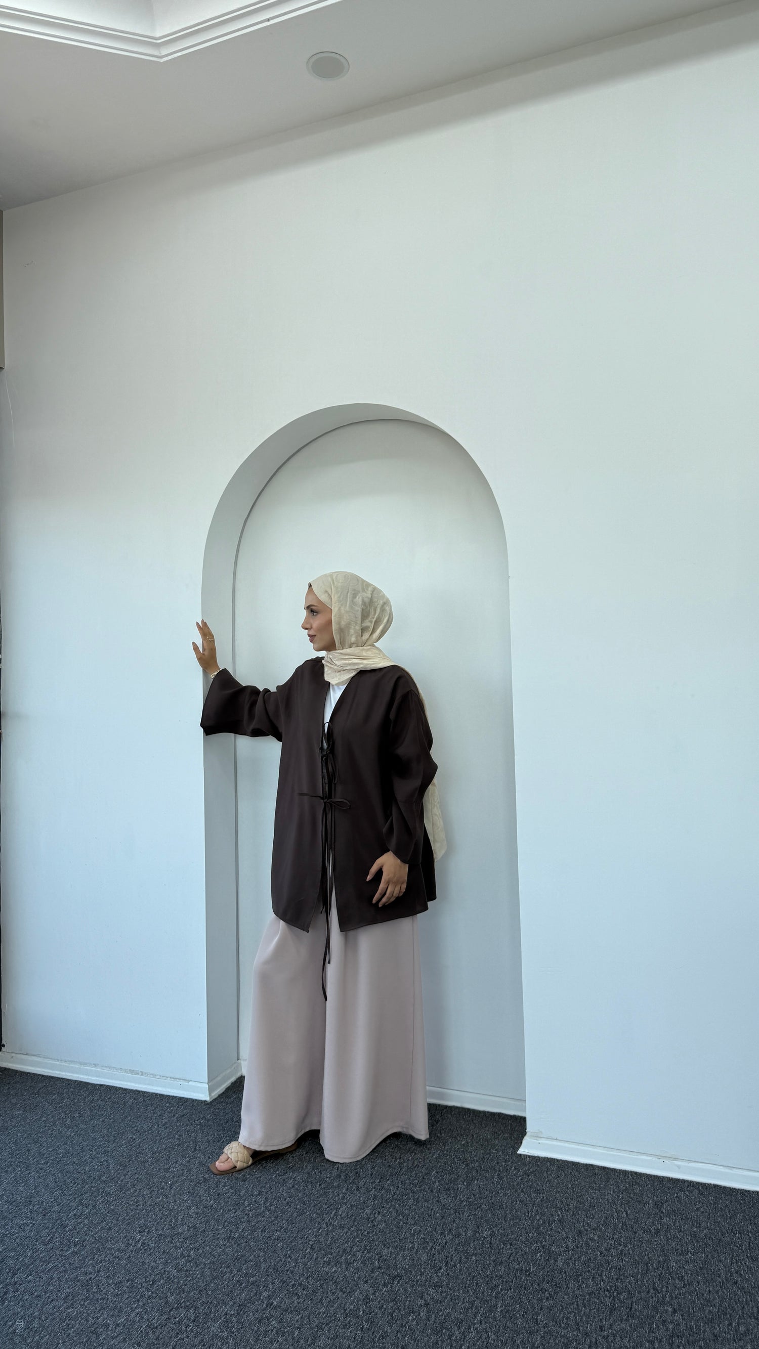 Orya Bağlamalı Tensel Ceket