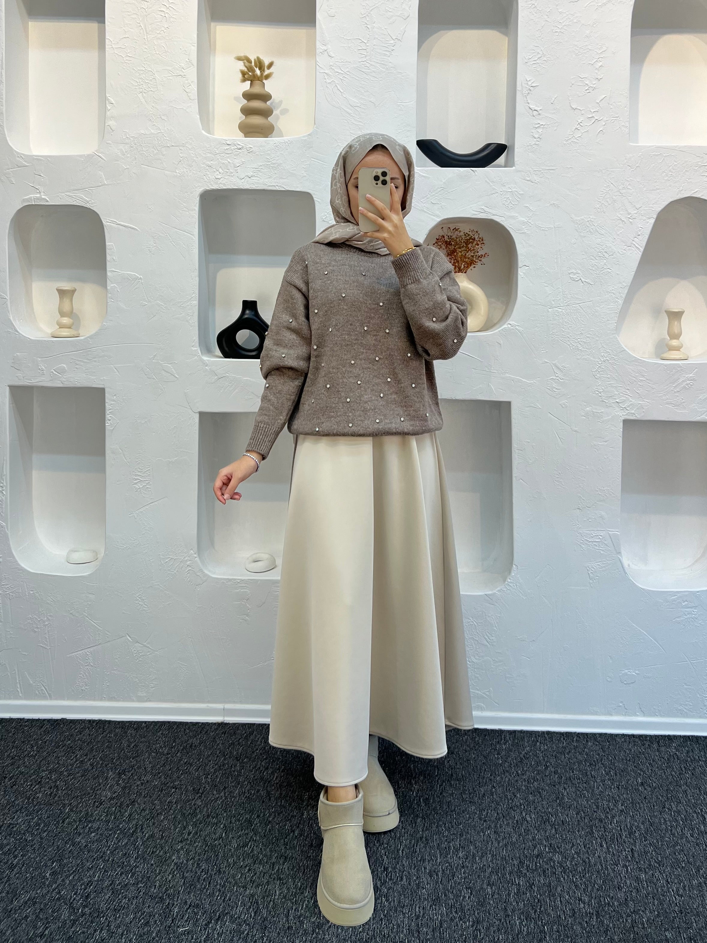 Diamond Taşlı Kazak