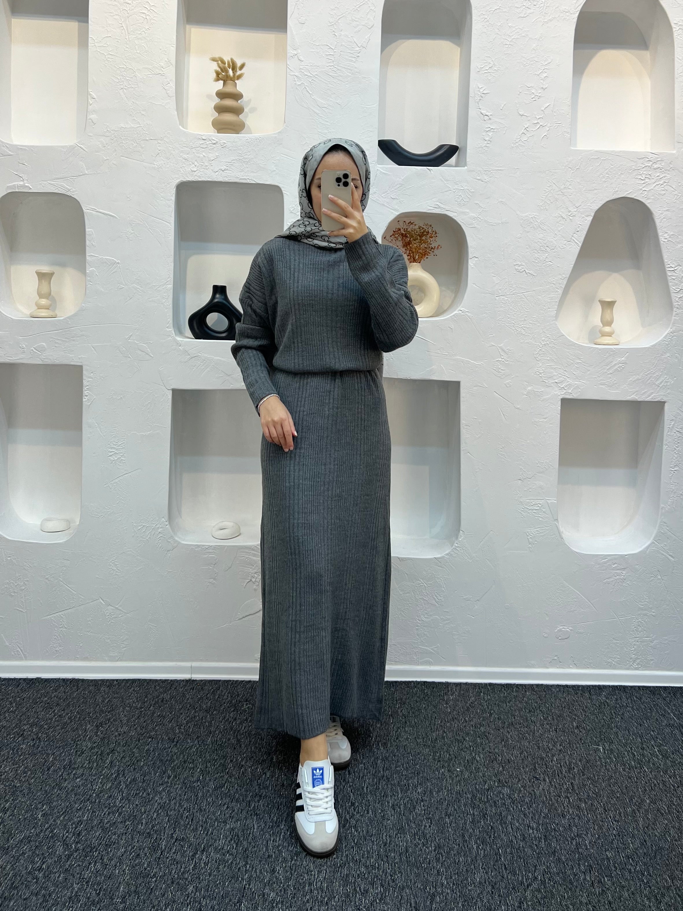 Fitilli Triko Elbise