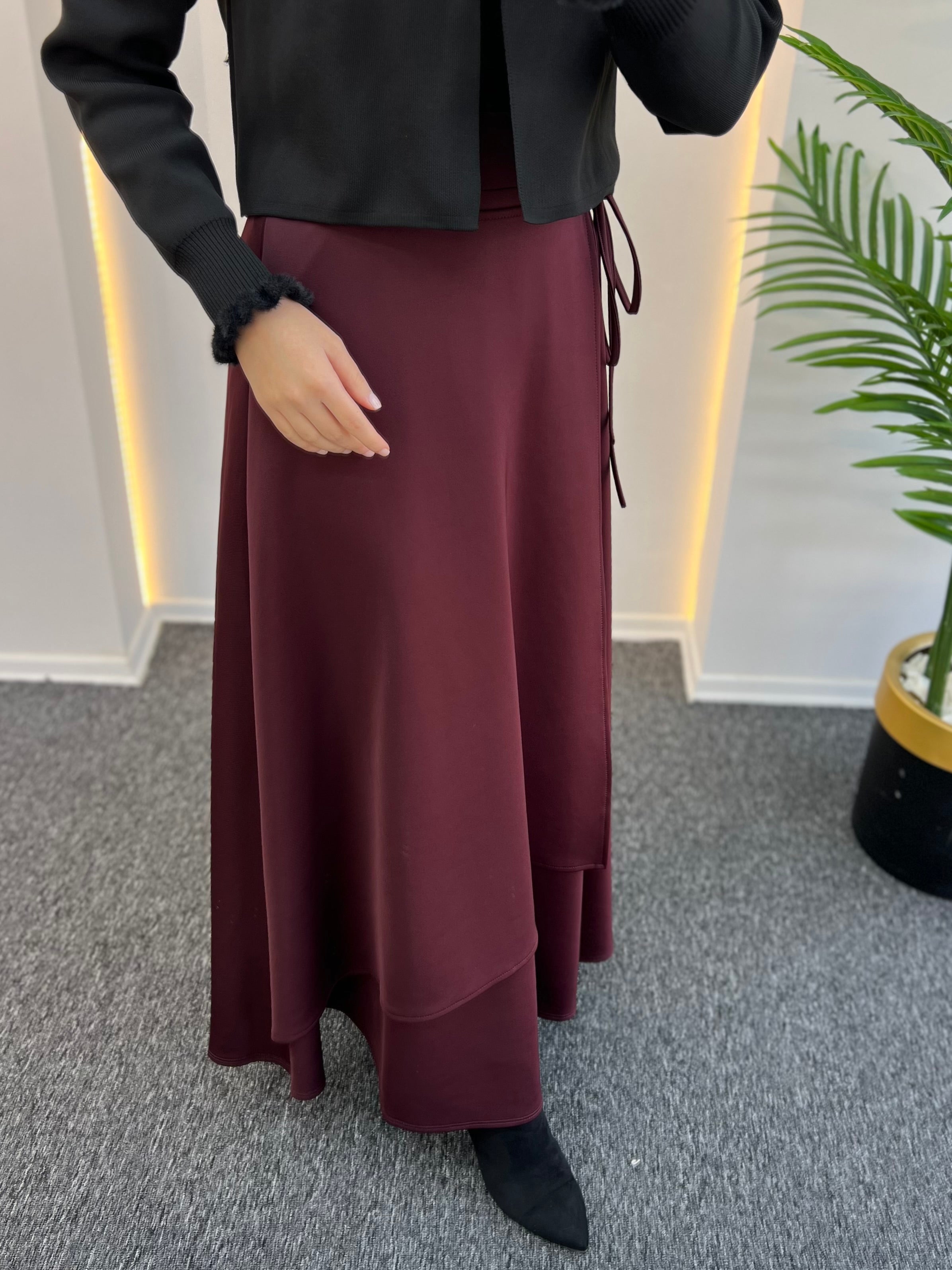 Linda Bağlamalı Squba Etek