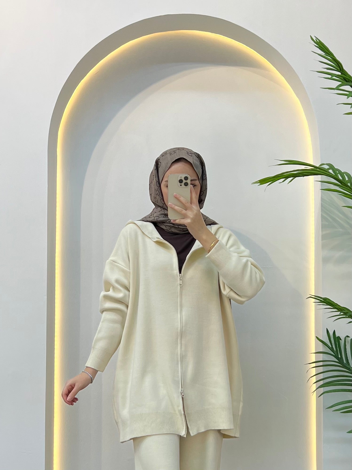 Rolly Kapüşonlu Triko Takım