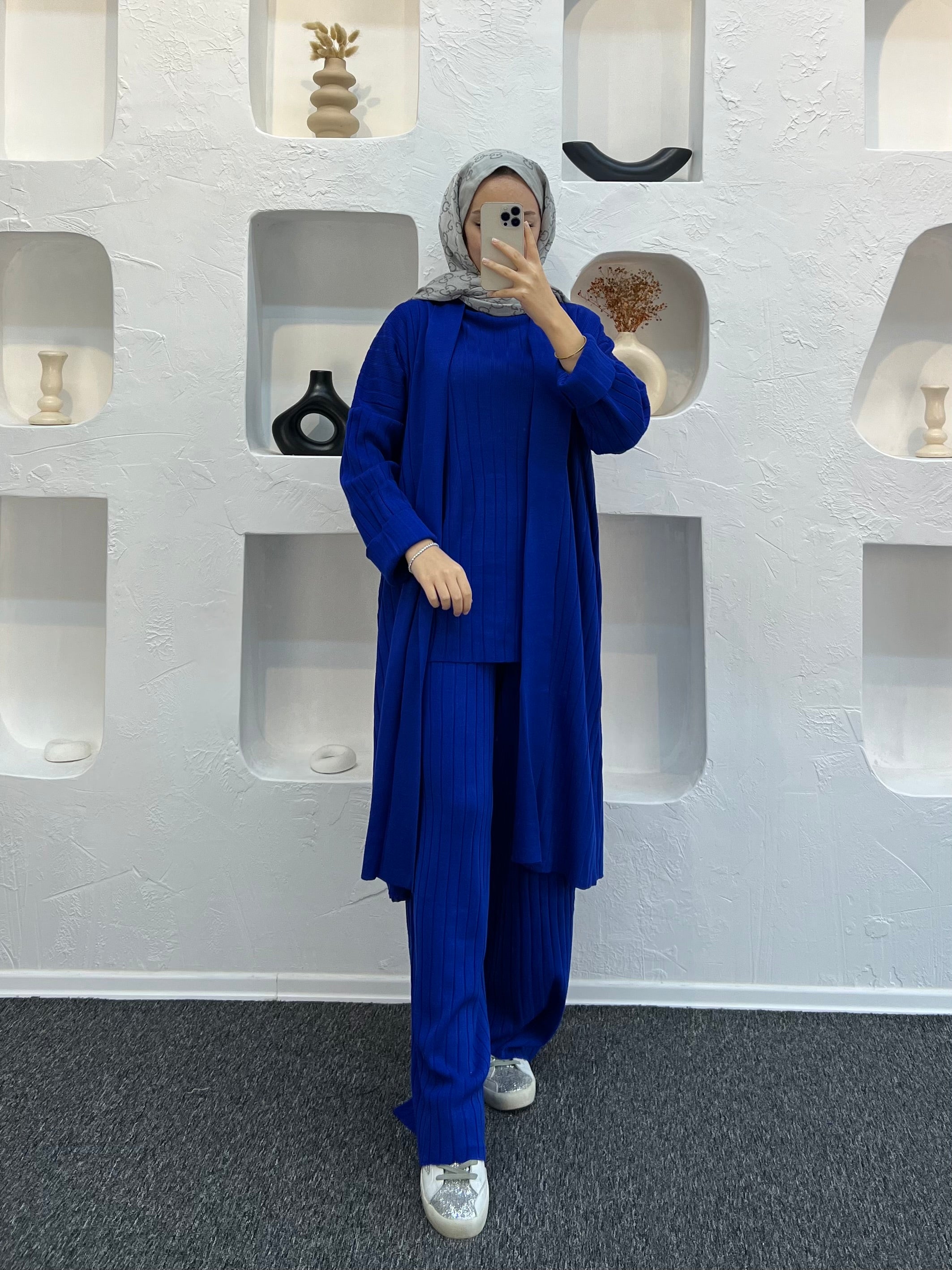 Amber Üçlü Triko Takım