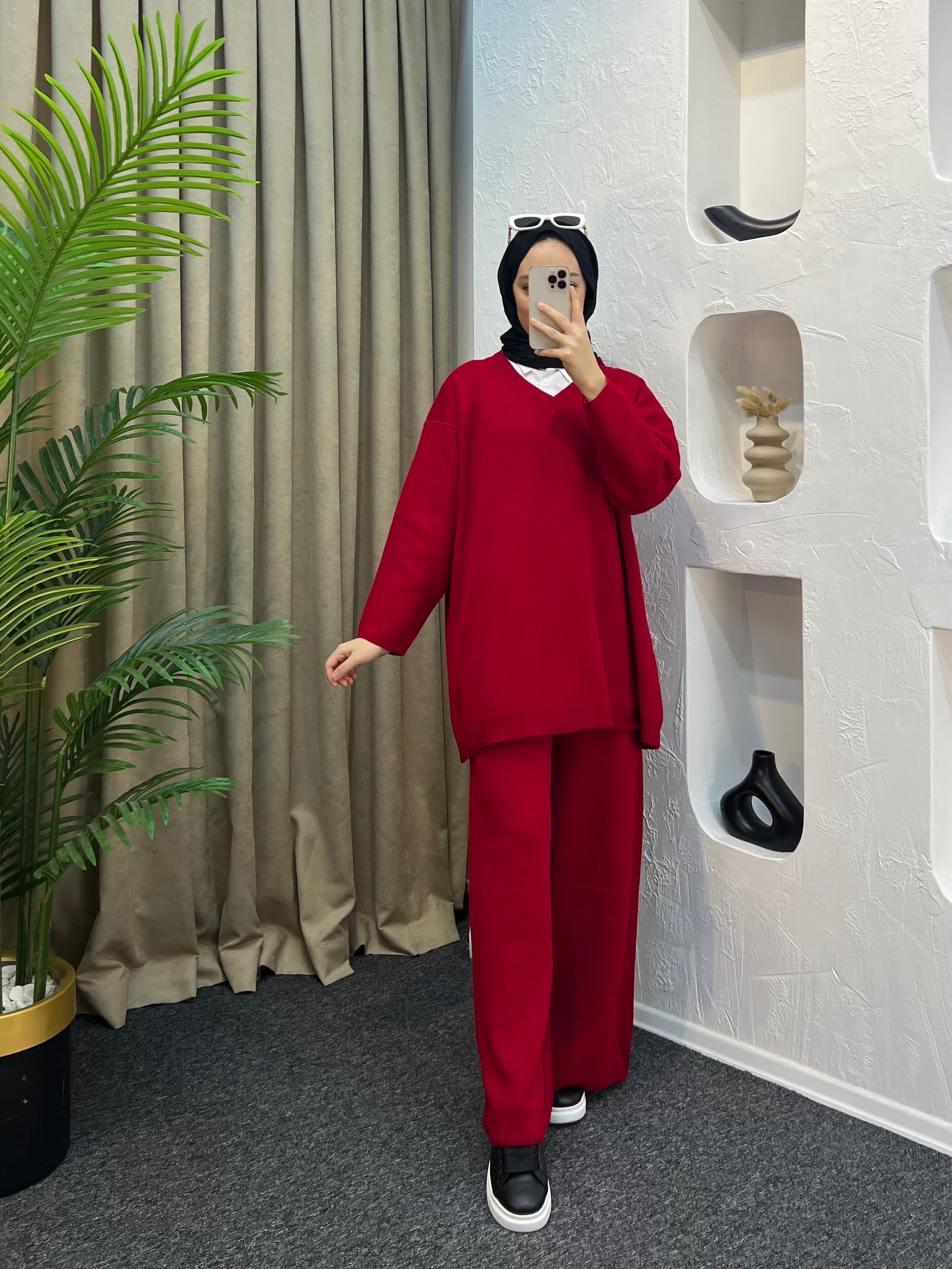 Alin V Yaka Triko Takım