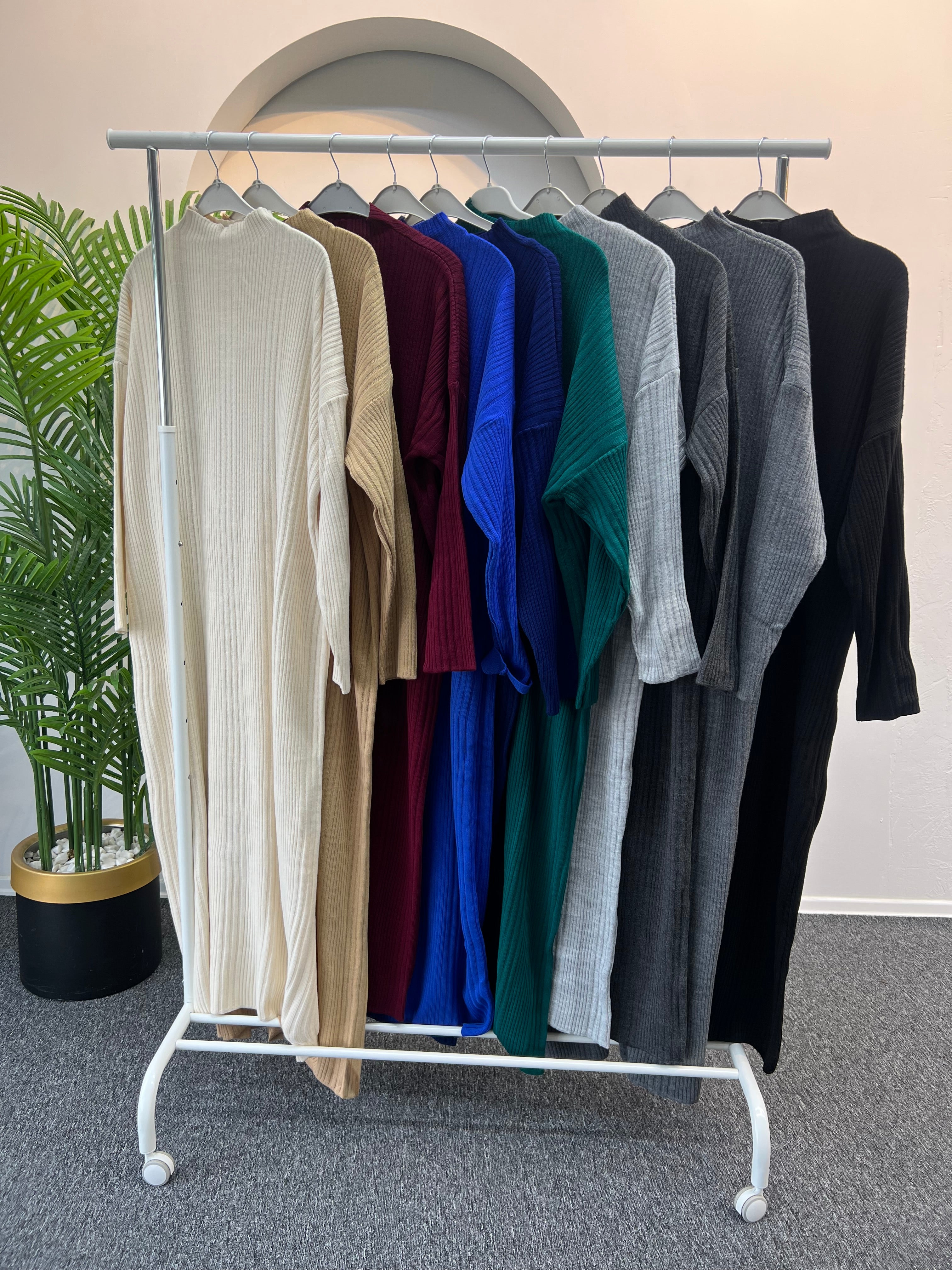 Fitilli Triko Elbise