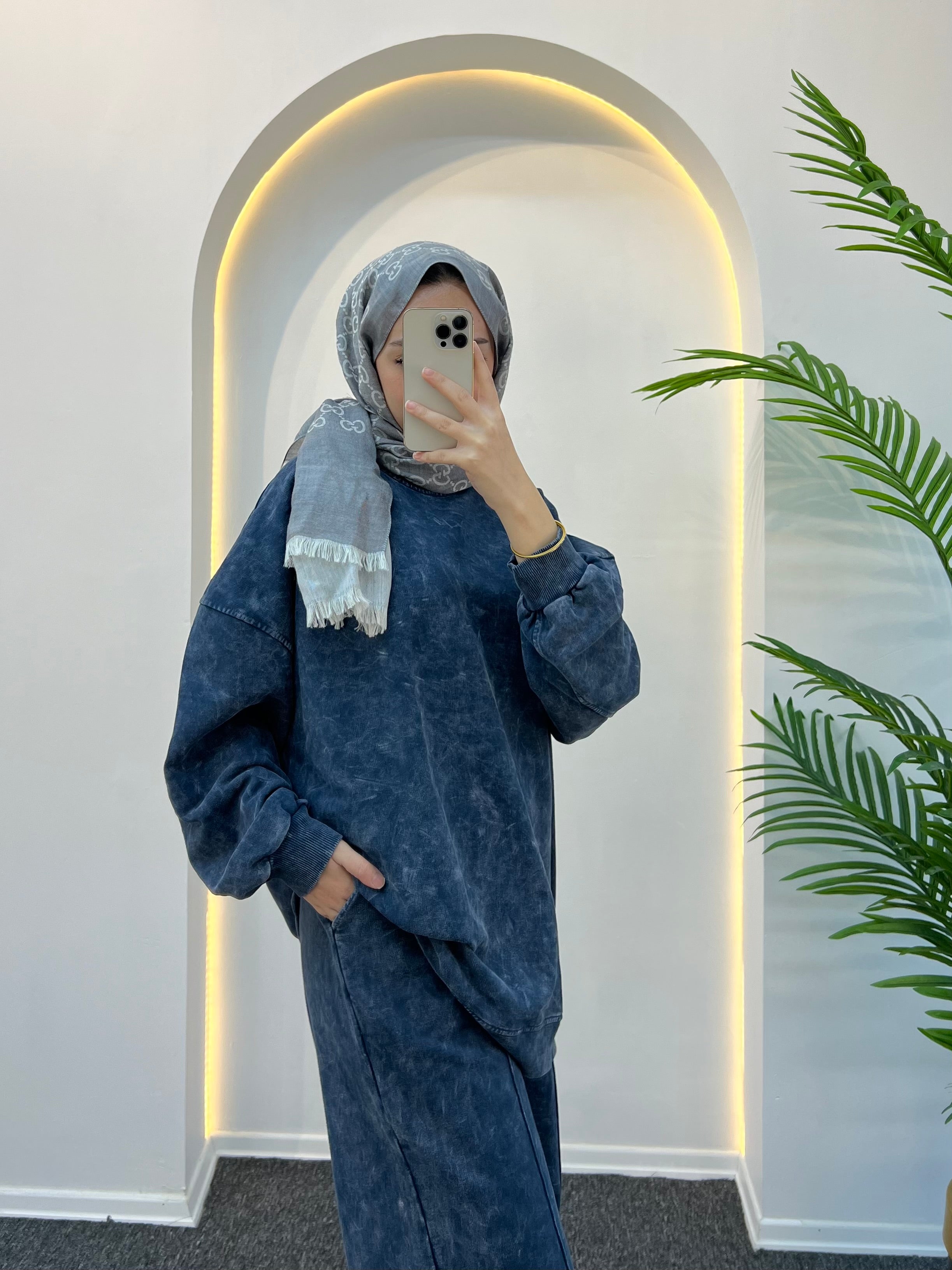 Lora Batik Desen Eşofman Takımı