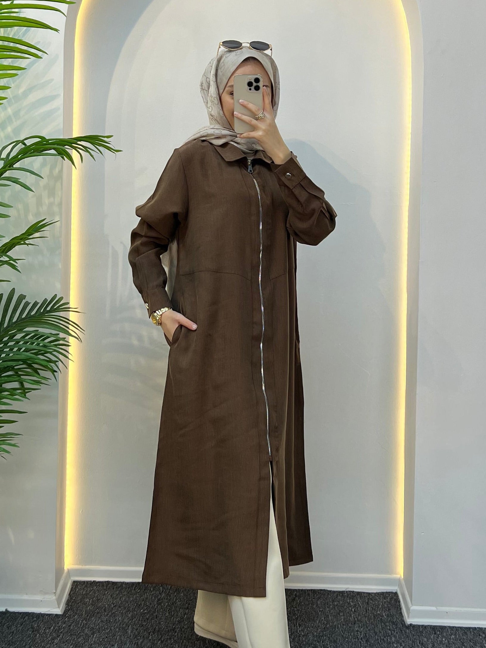 Vien Fermuarlı Tensel Kap