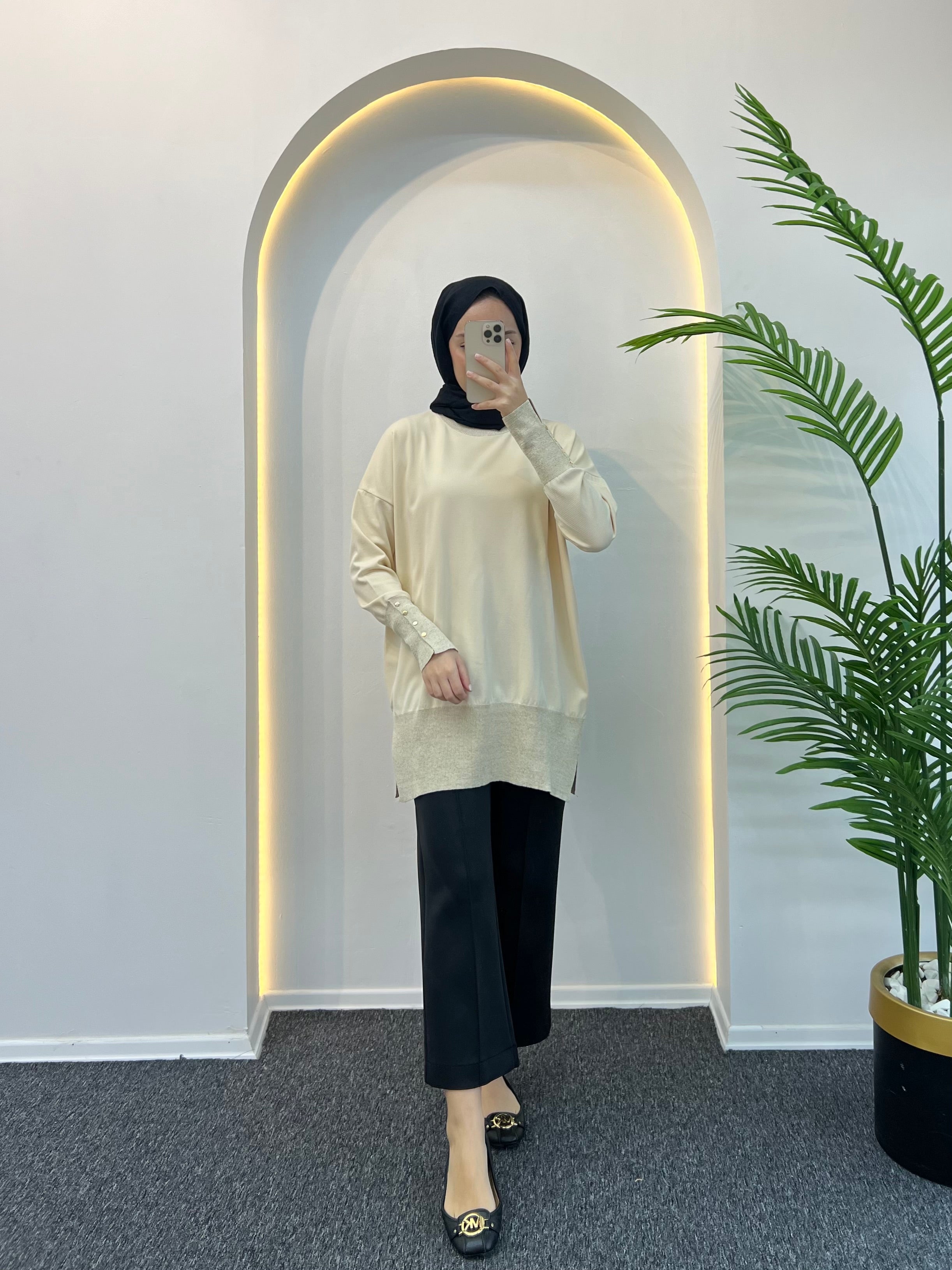 Eleni Simli Merserize Triko