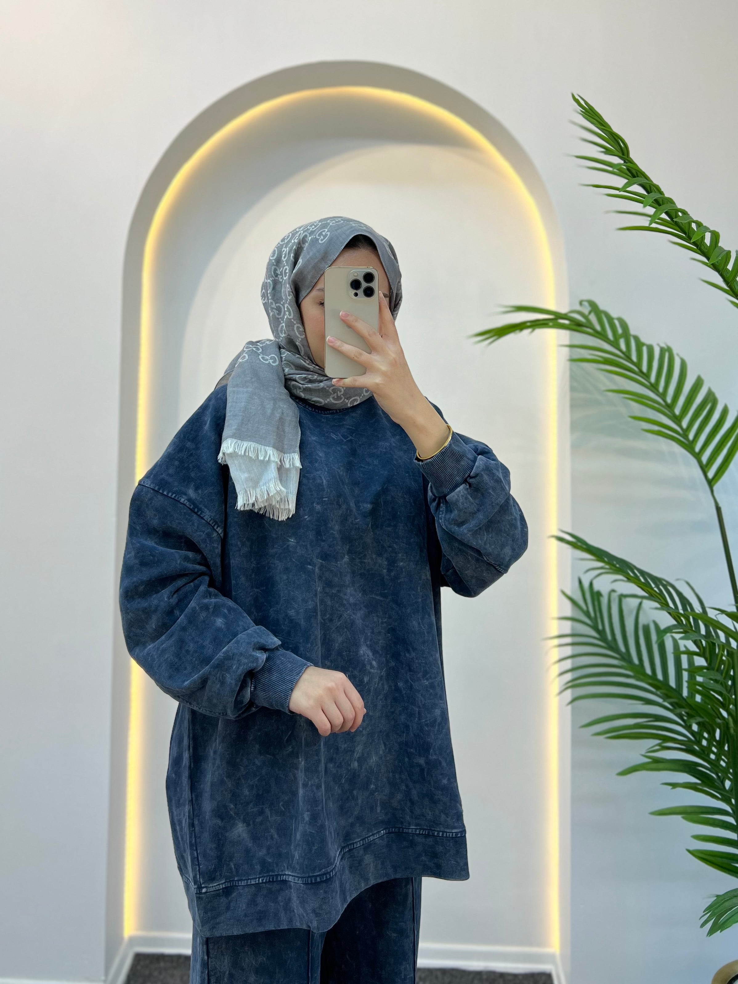 Lora Batik Desen Eşofman Takımı